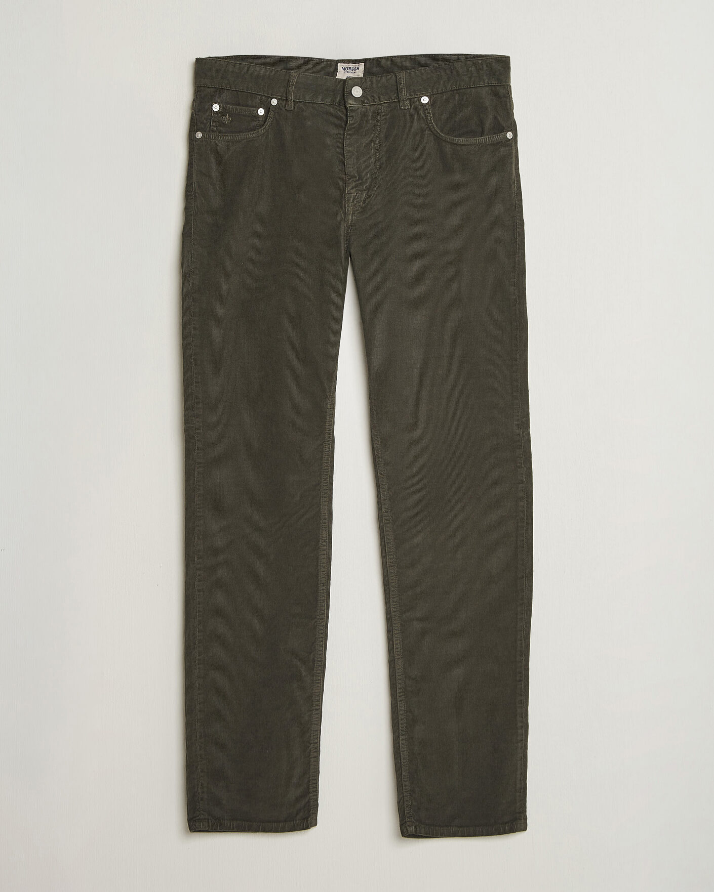 Uomini | Pantaloni | Morris | James Cord 5-Pocket Pants Olive