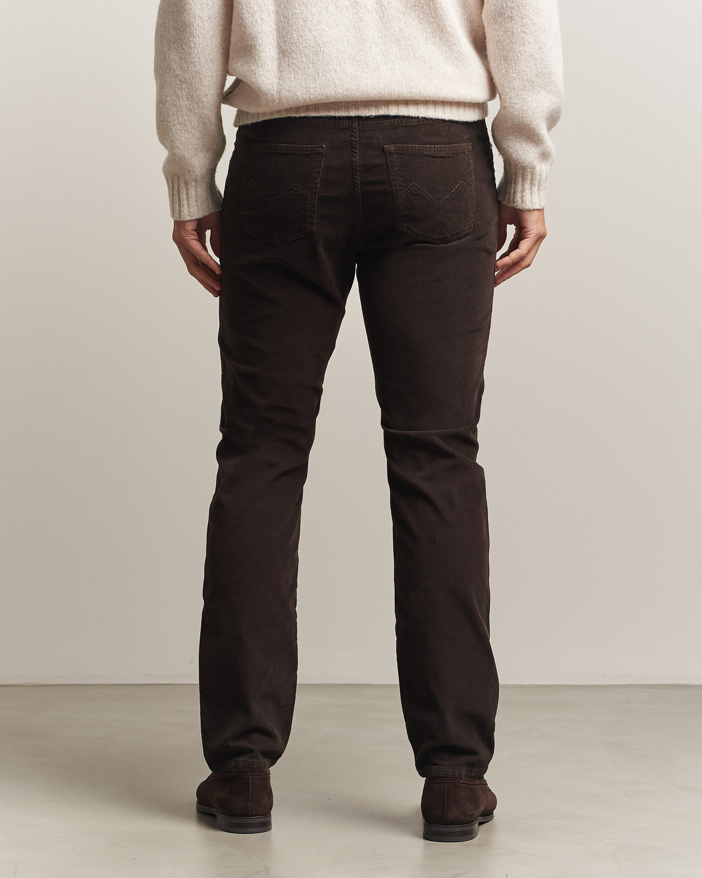 Uomini | Pantaloni | Morris | James Cord 5-Pocket Pants Brown