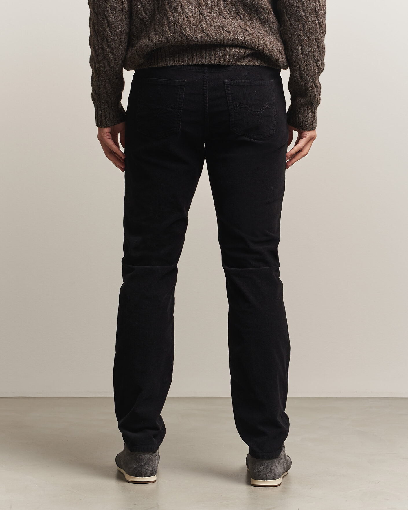 Uomini | Pantaloni | Morris | James Cord 5-Pocket Pants Black