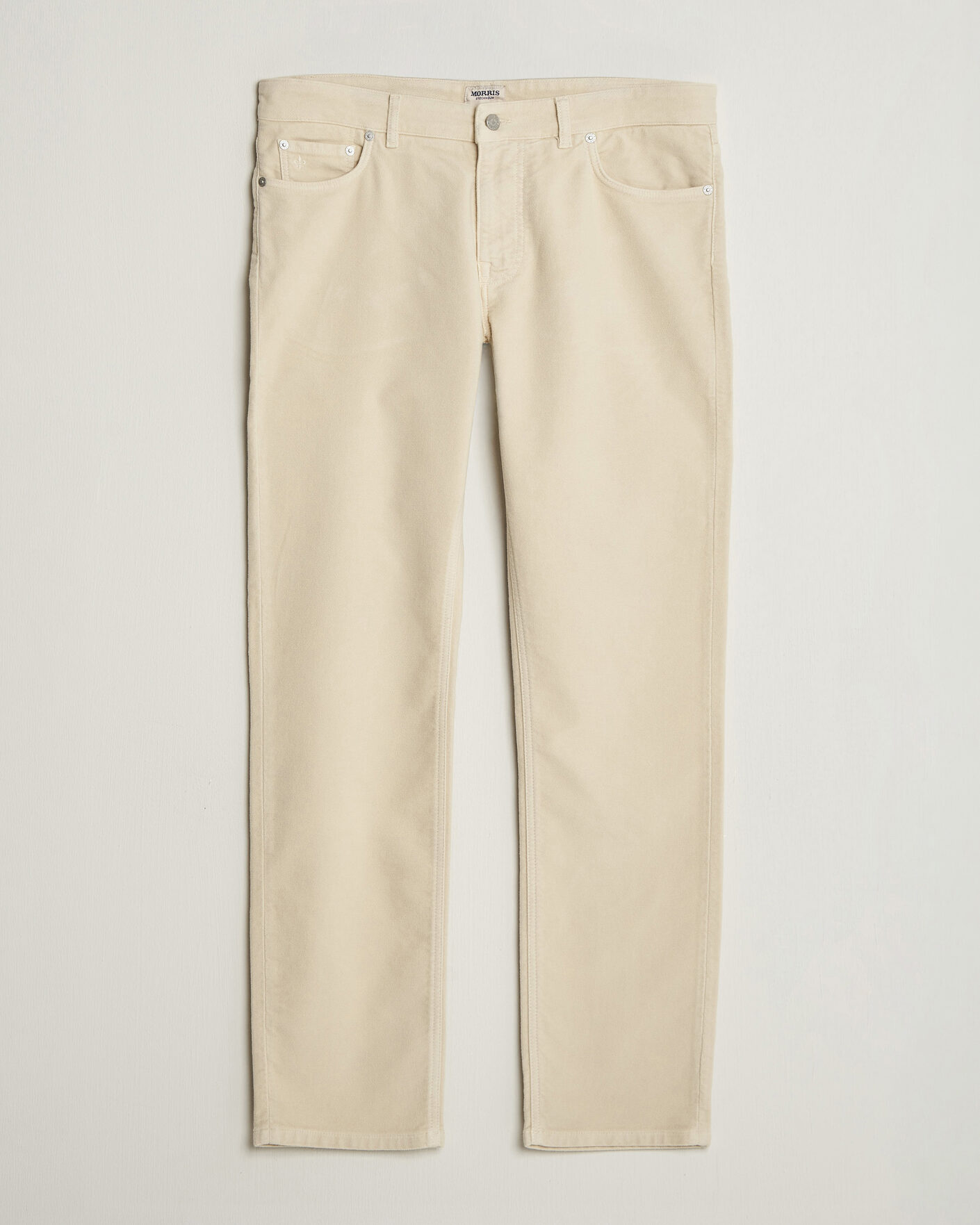 Uomini | Pantaloni | Morris | James Winter Twill 5-Pocket Pants Off White