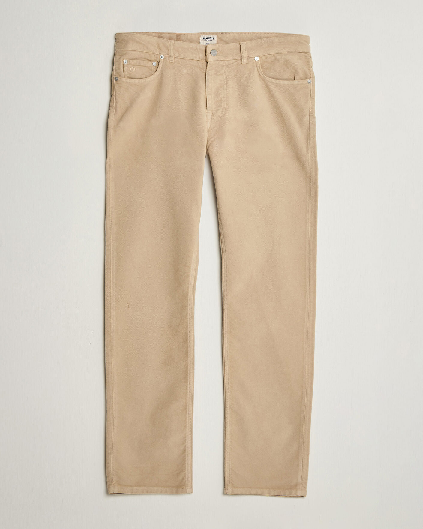 Uomini | Pantaloni | Morris | James Winter Twill 5-Pocket Pants Khaki