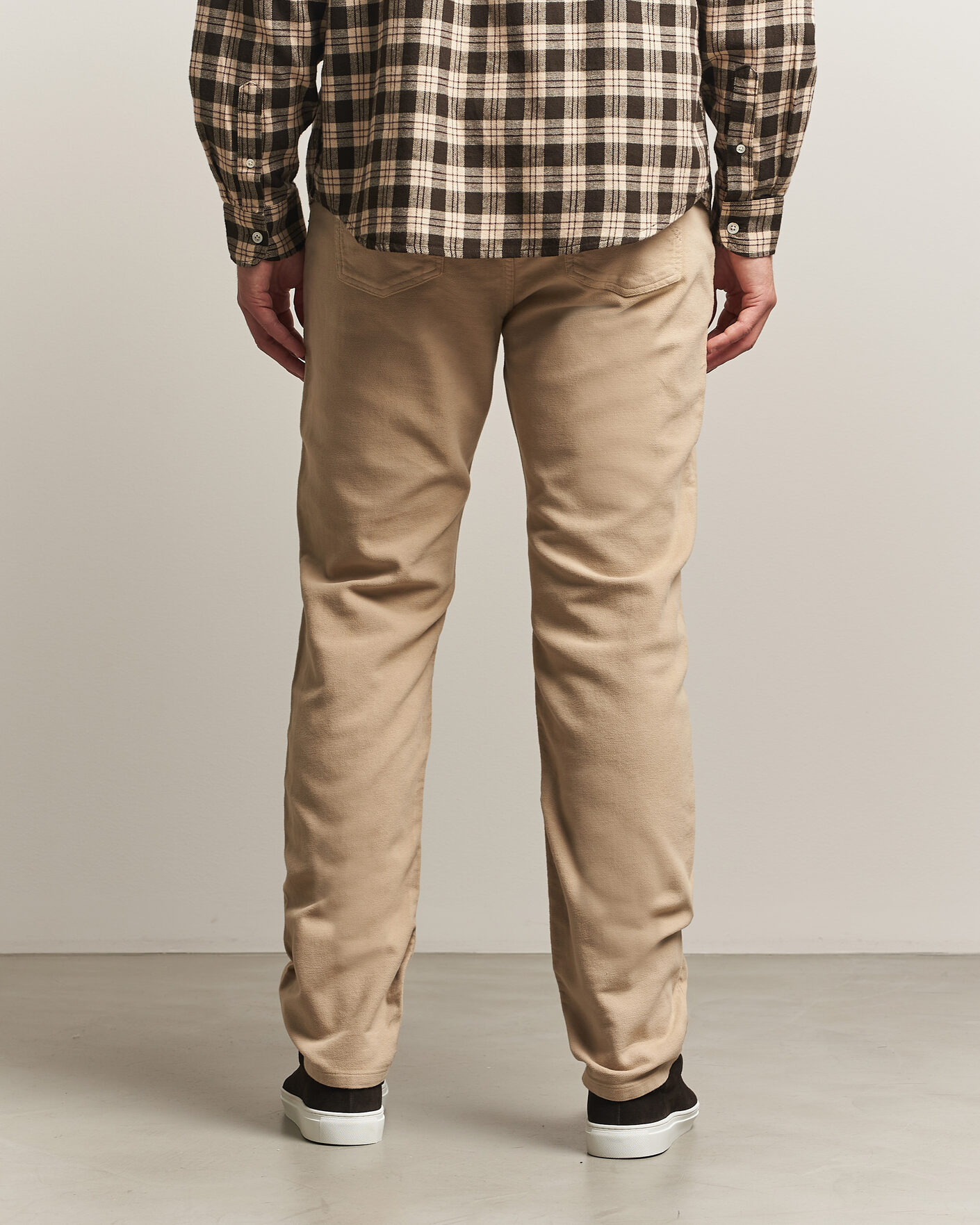 Uomini | Pantaloni | Morris | James Winter Twill 5-Pocket Pants Khaki