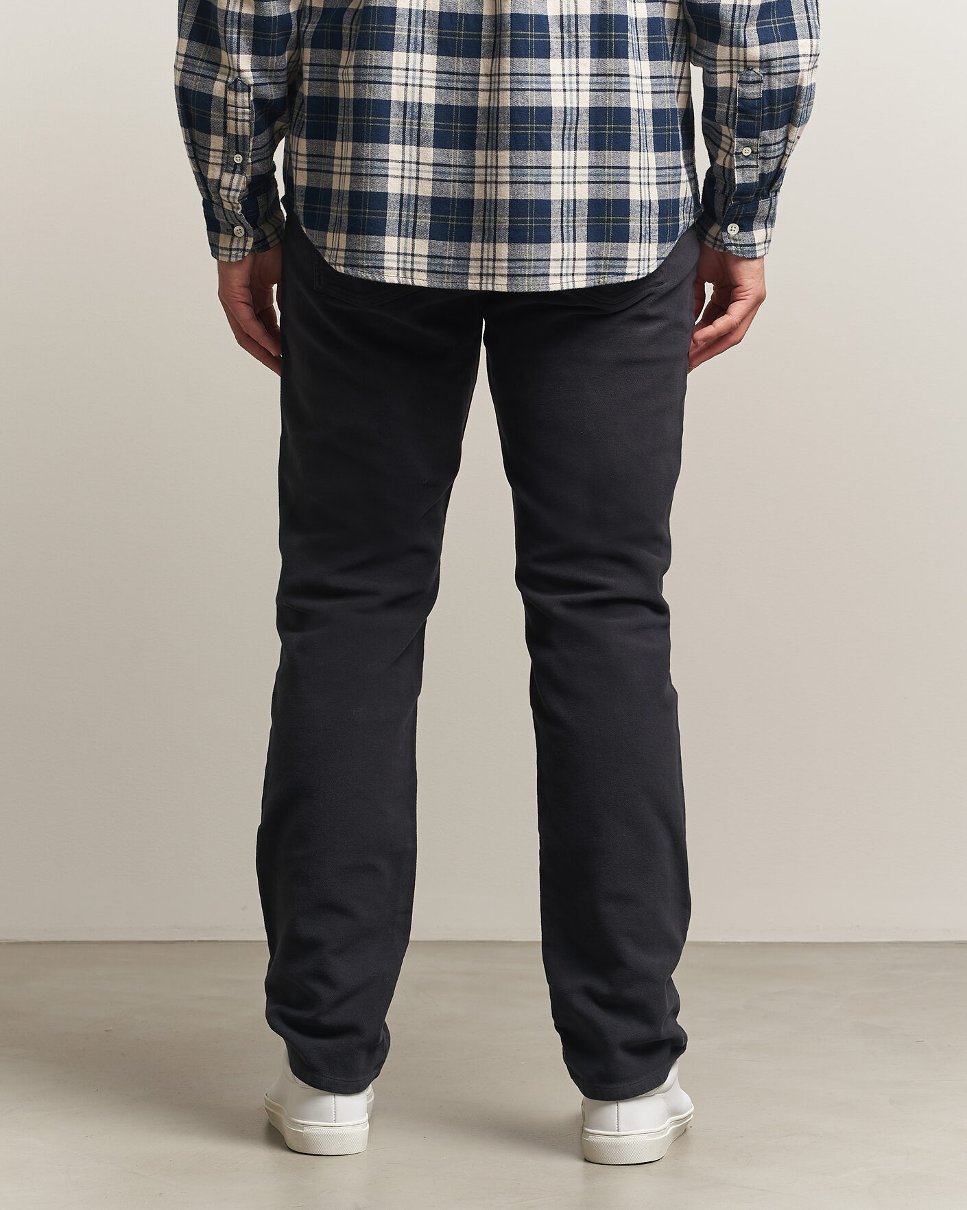 Uomini | Pantaloni | Morris | James Winter Twill 5-Pocket Pants Blue