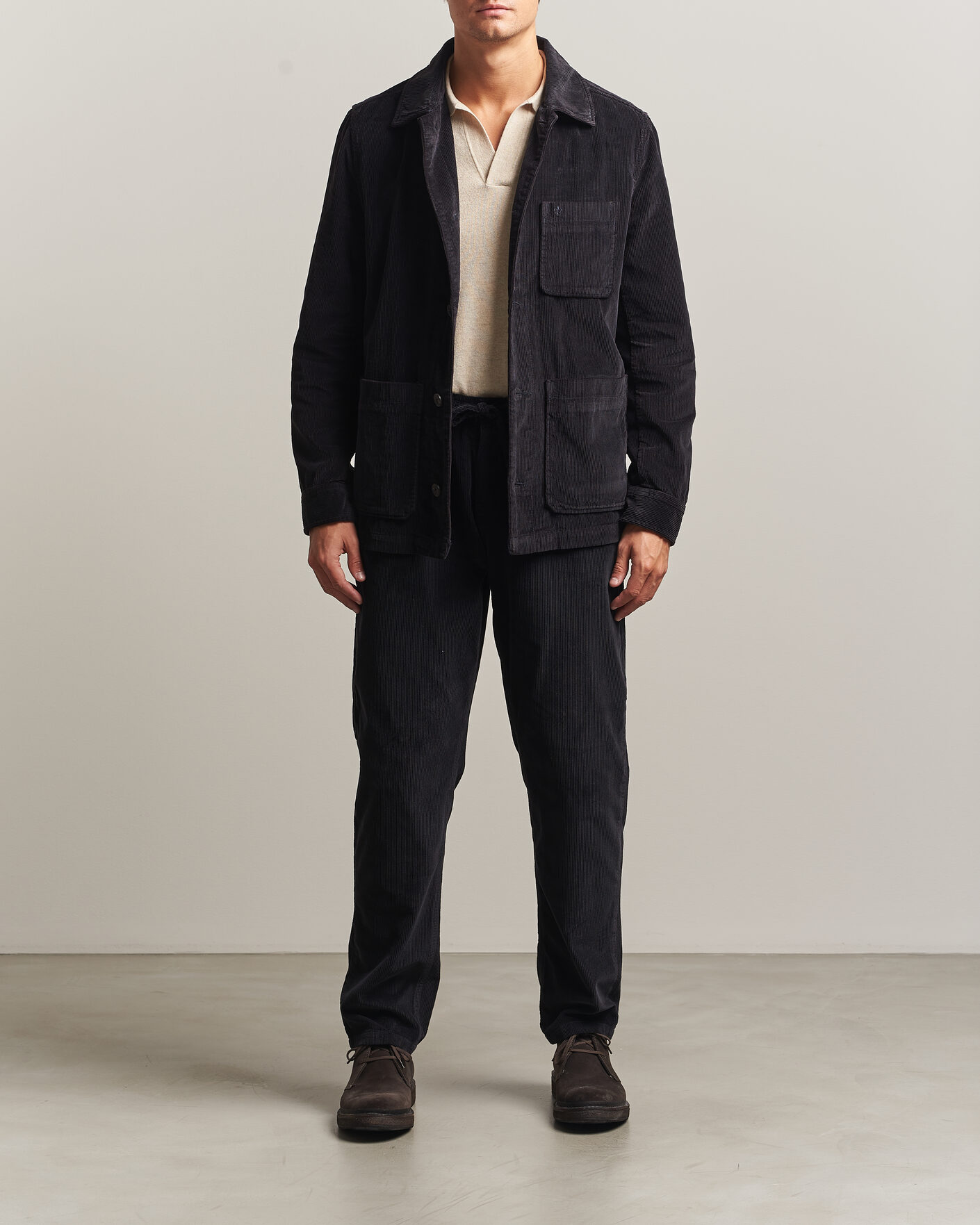 Uomini | Pantaloni | Morris | Fenix Cord Trousers Blue