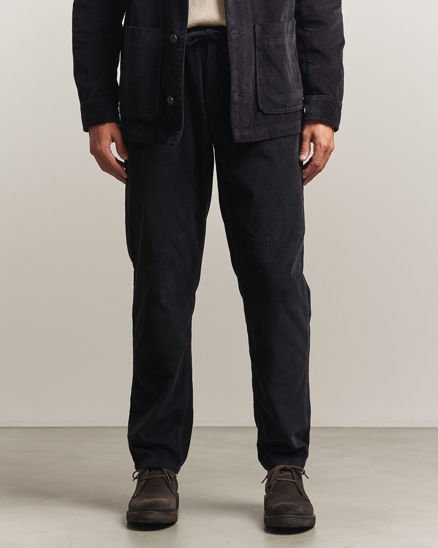 Uomini | Pantaloni | Morris | Fenix Cord Trousers Blue