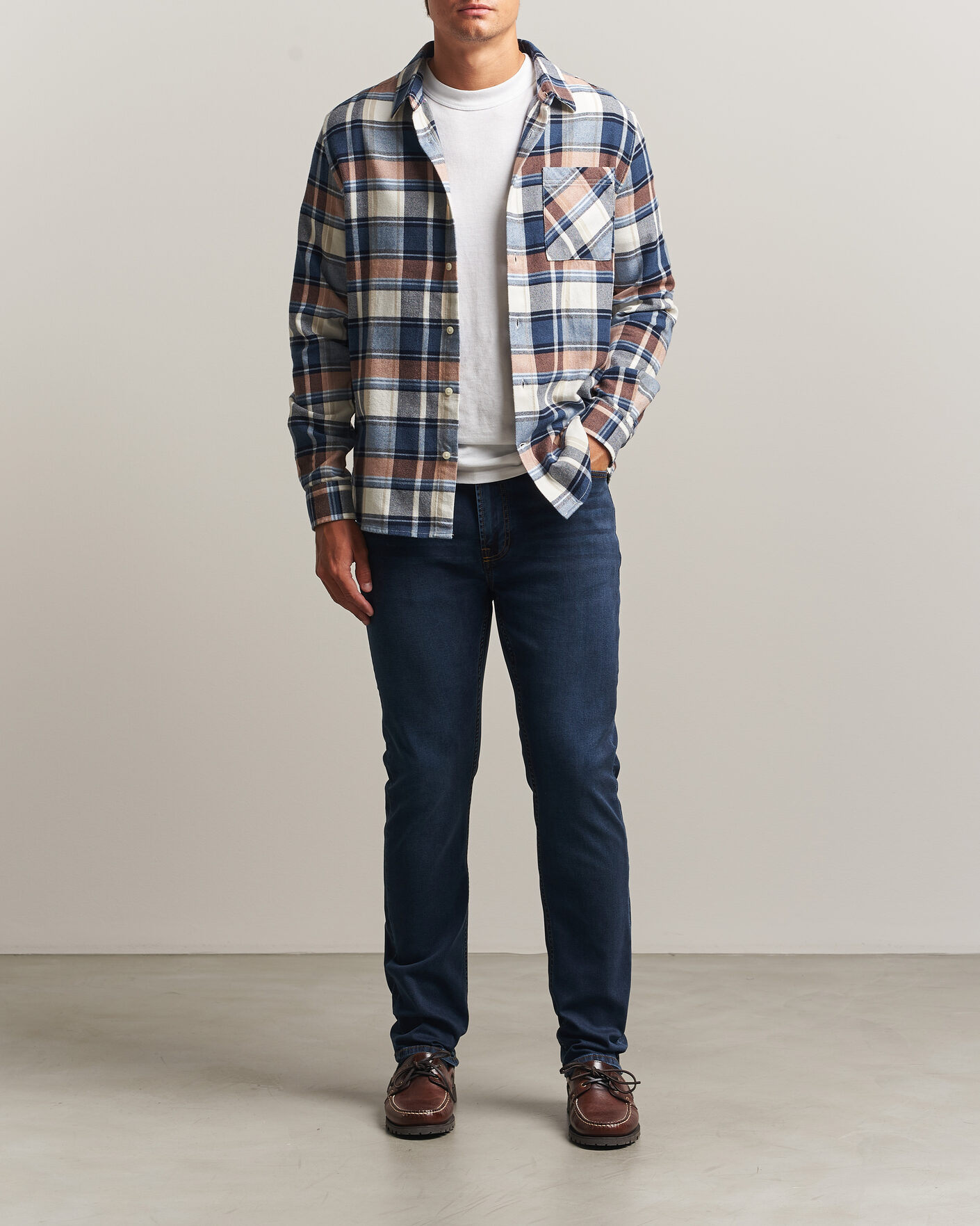 Uomini | Jeans | Morris | Steve Satin Jeans One Year Wash