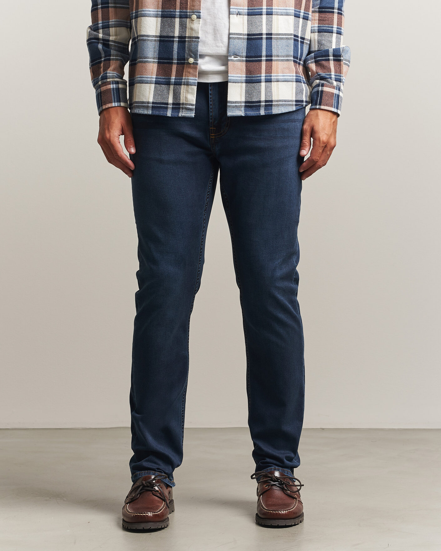 Uomini | Jeans | Morris | Steve Satin Jeans One Year Wash