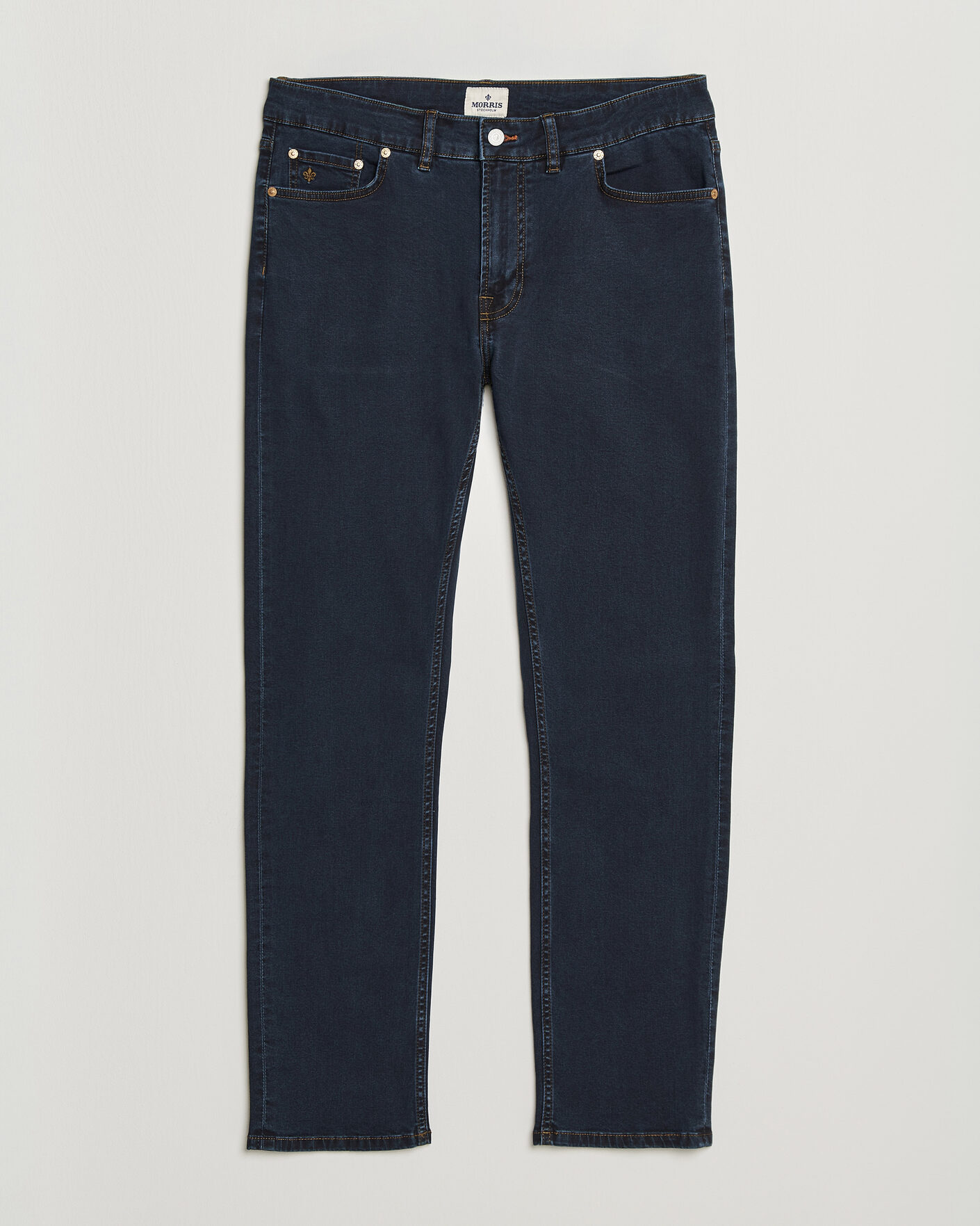Uomini | Jeans | Morris | Steve Satin Jeans Rinse Wash