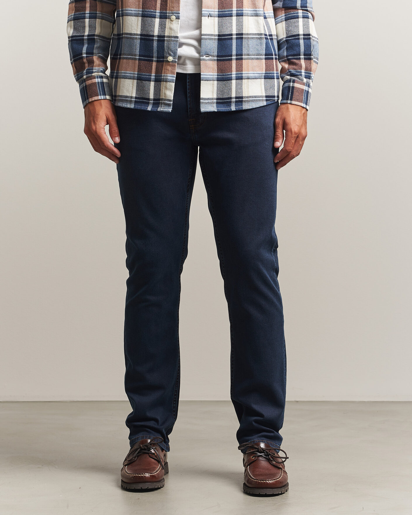 Uomini | Jeans | Morris | Steve Satin Jeans Rinse Wash