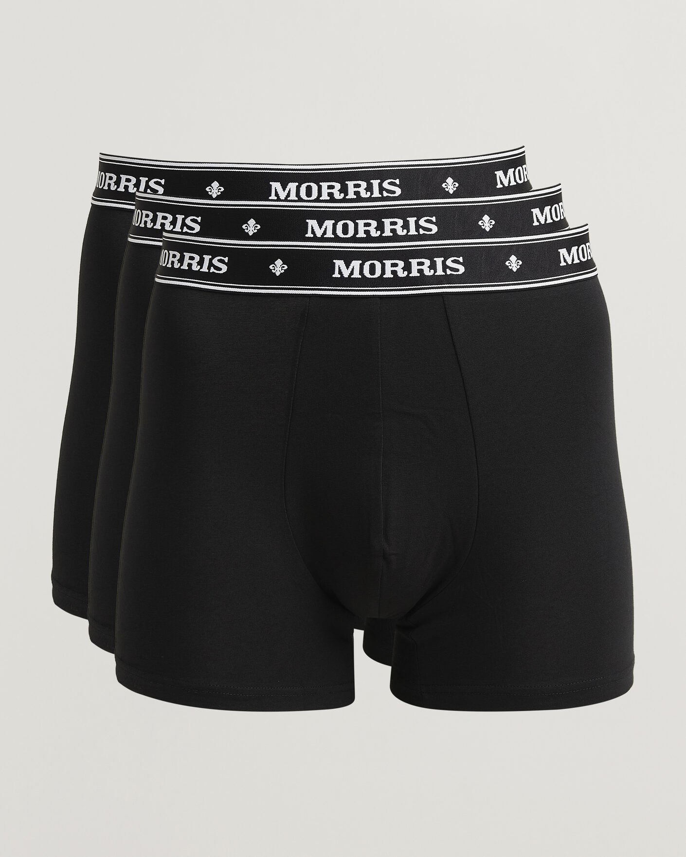 Uomini | Biancheria intima | Morris | Boxer Brief 3-Pack Black