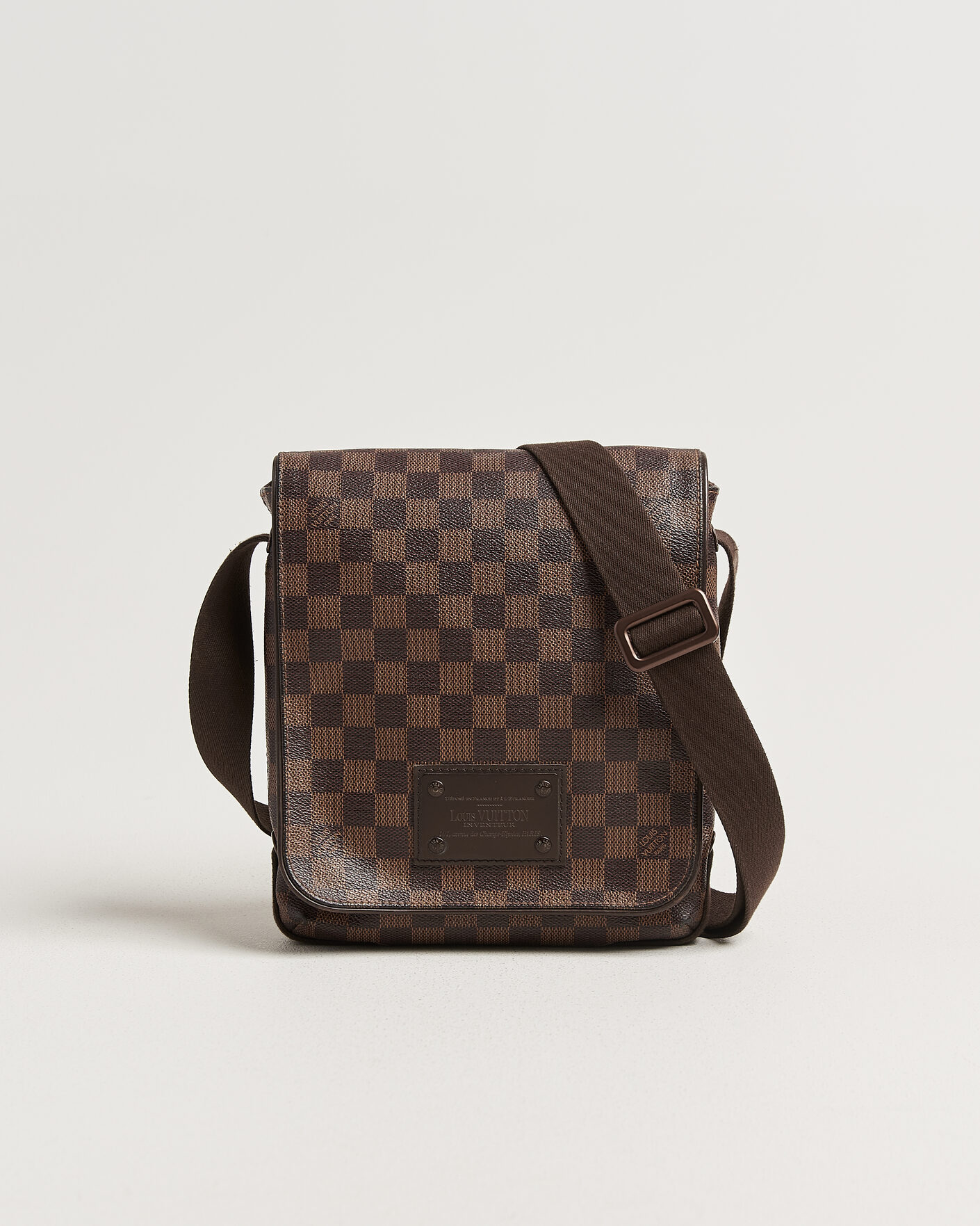 Uomini | Pre-Owned & Vintage Bags | Louis Vuitton Pre-Owned | Crossbody Shoulder Bag Damier Ebene