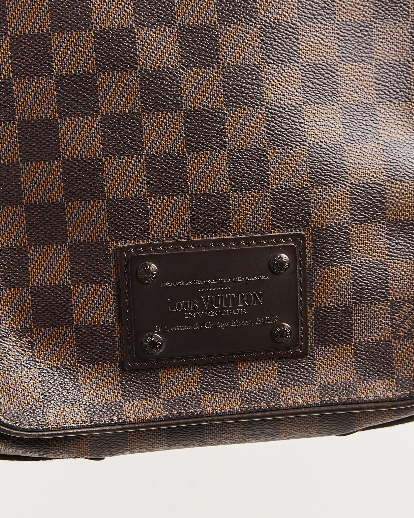 Uomini | Pre-Owned & Vintage Bags | Louis Vuitton Pre-Owned | Crossbody Shoulder Bag Damier Ebene