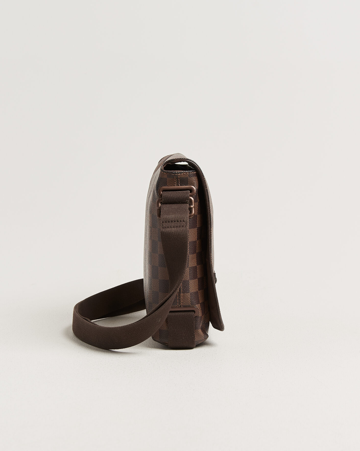 Uomini | Pre-Owned & Vintage Bags | Louis Vuitton Pre-Owned | Crossbody Shoulder Bag Damier Ebene