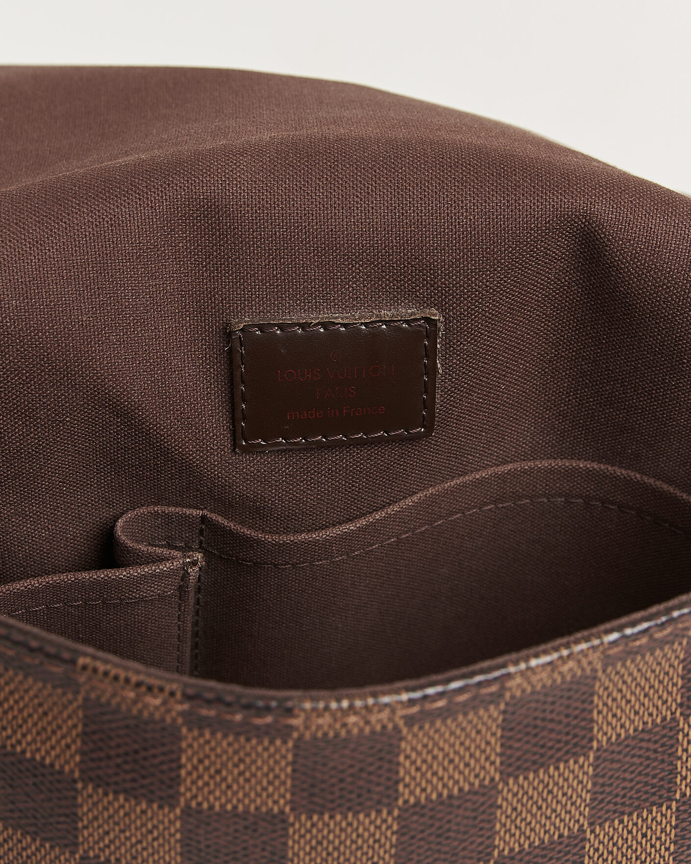 Uomini | Pre-Owned & Vintage Bags | Louis Vuitton Pre-Owned | Crossbody Shoulder Bag Damier Ebene