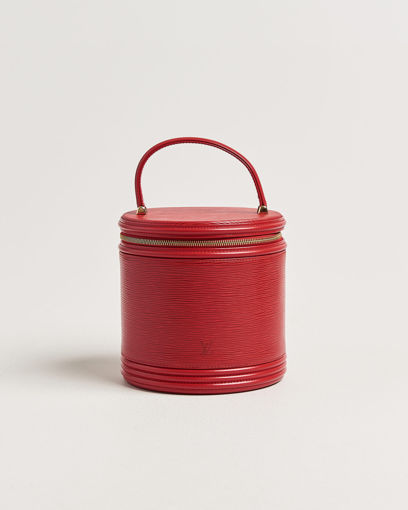 Uomini | Pre-Owned & Vintage Bags | Louis Vuitton Pre-Owned | Cannes Vanity Case Epi Leather Red