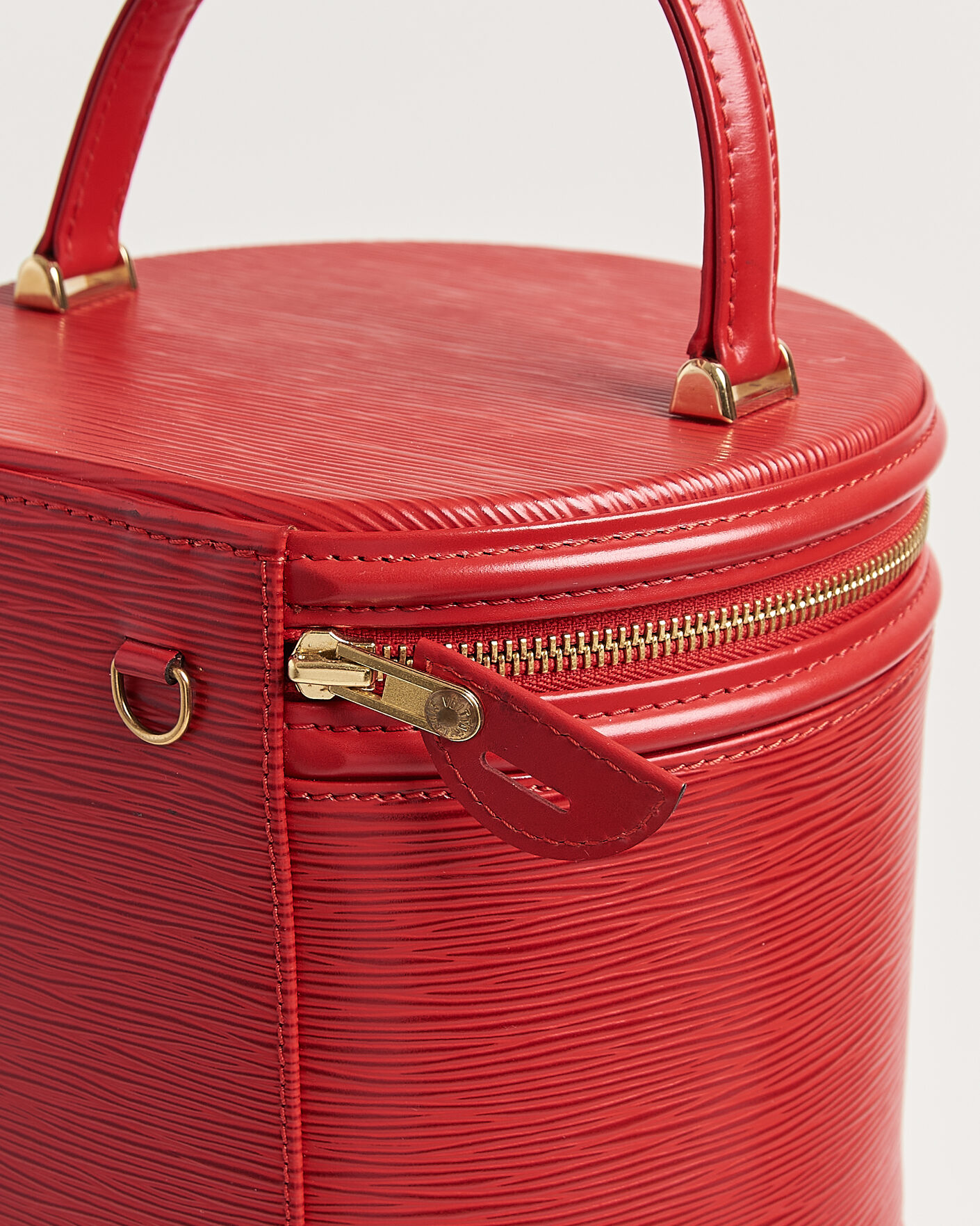 Uomini | Pre-Owned & Vintage Bags | Louis Vuitton Pre-Owned | Cannes Vanity Case Epi Leather Red