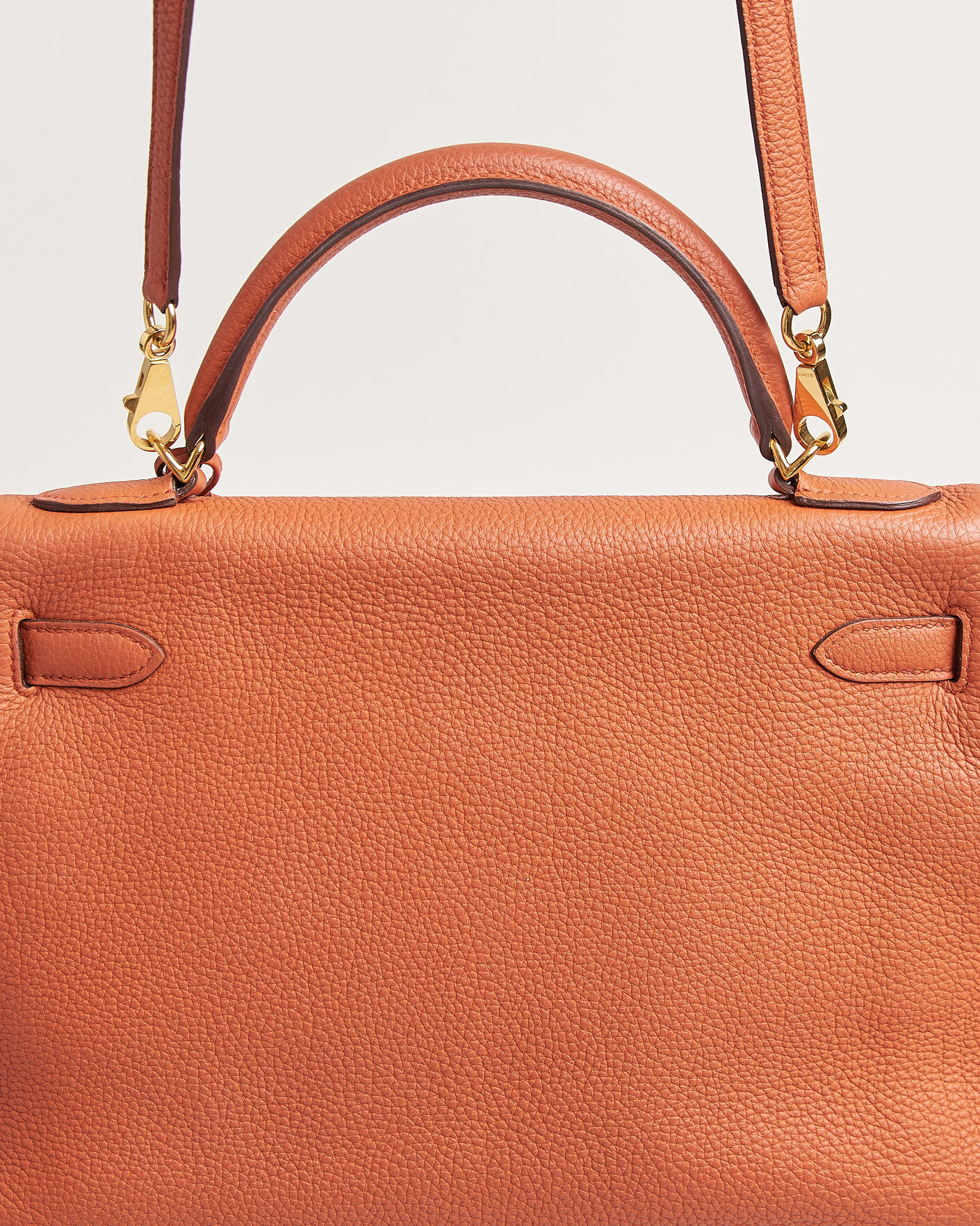 Uomini | Pre-Owned & Vintage Bags | Hermès Pre-Owned | Kelly 32 Togo Leather Orange