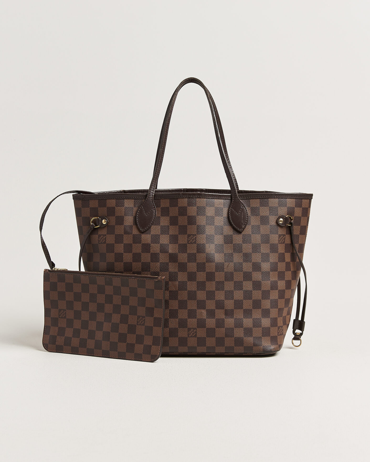 Uomini | Pre-Owned & Vintage Bags | Louis Vuitton Pre-Owned | Neverfull MM Damier Ebene