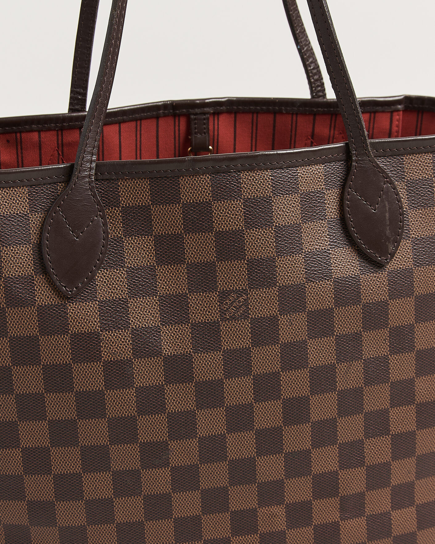 Uomini | Pre-Owned & Vintage Bags | Louis Vuitton Pre-Owned | Neverfull MM Damier Ebene