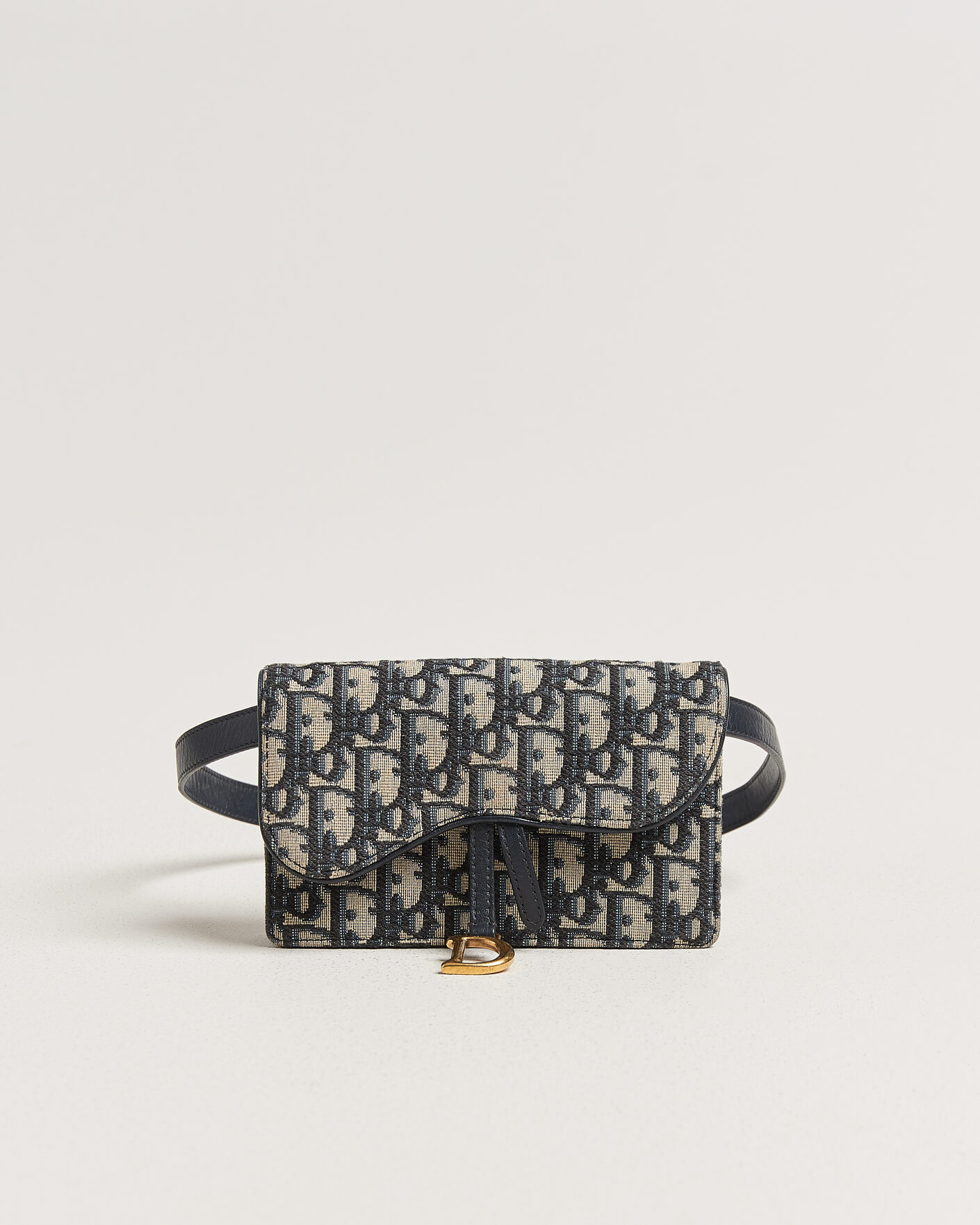 Uomini | Pre-Owned & Vintage Bags | Dior Pre-Owned | Saddle Rectangular Belt Bag Blue