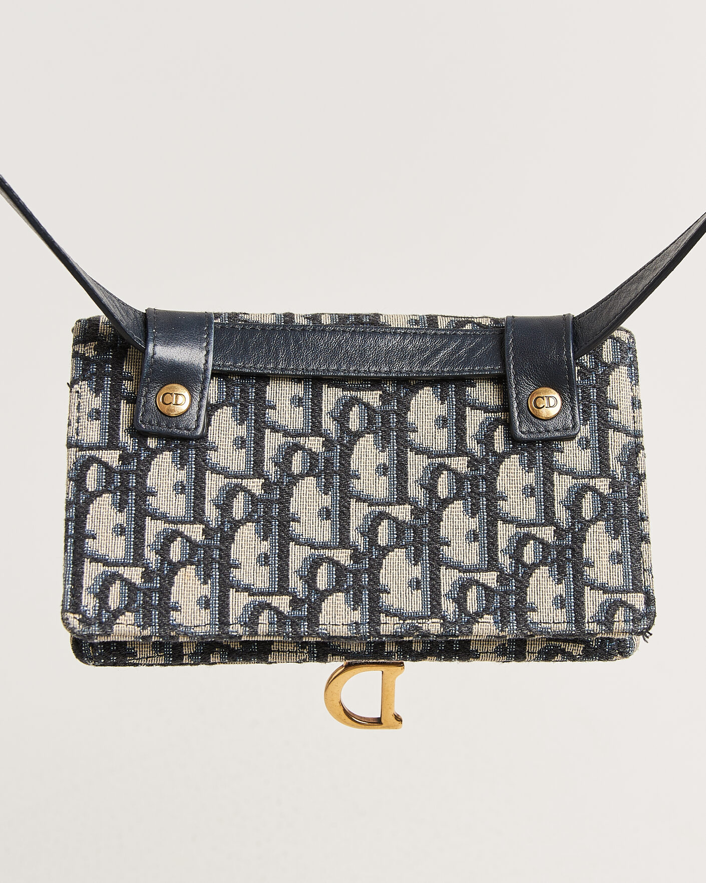 Uomini | Pre-Owned & Vintage Bags | Dior Pre-Owned | Saddle Rectangular Belt Bag Blue