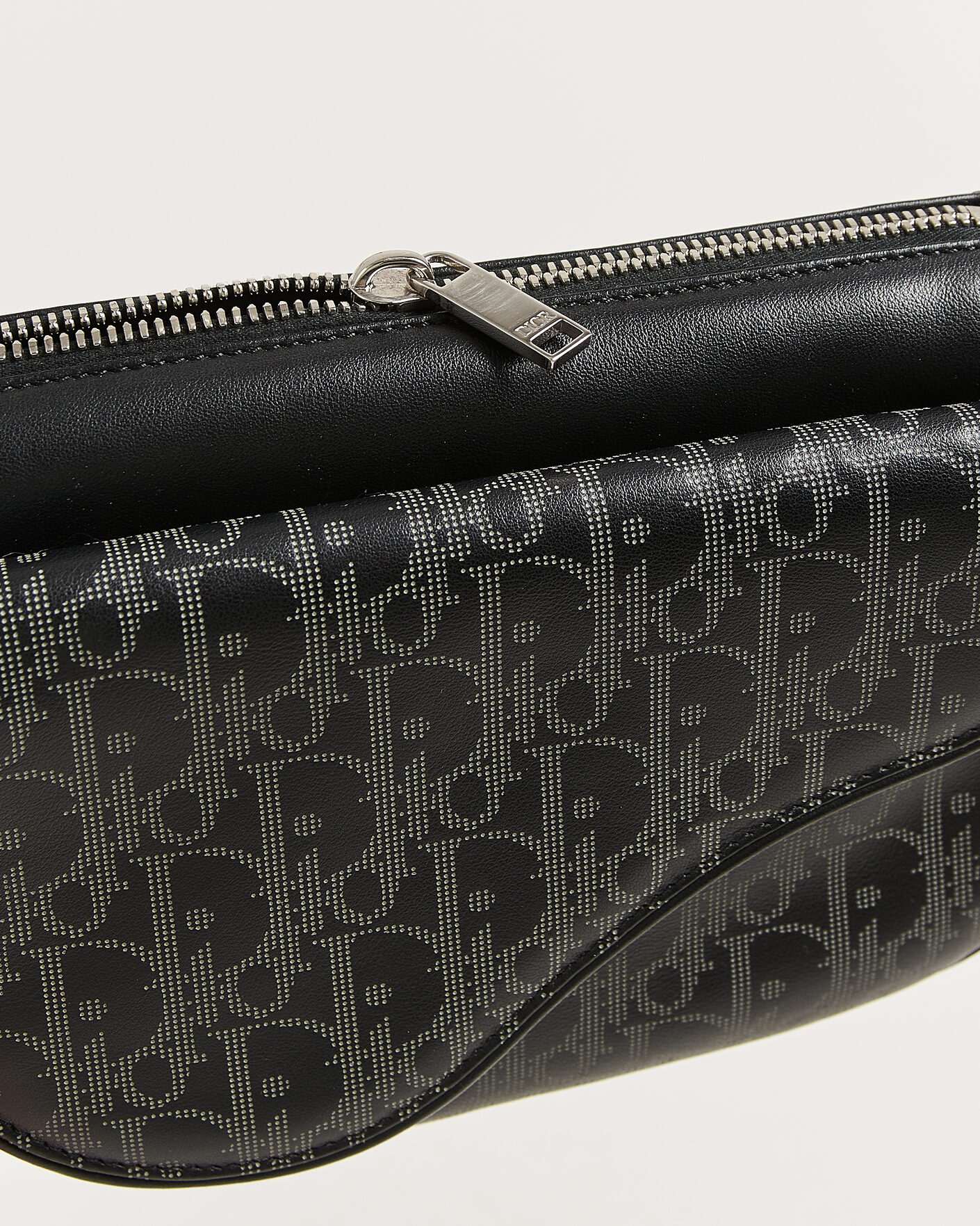 Uomini | Pre-Owned & Vintage Bags | Dior Pre-Owned | Saddle Bag Oblique Leather Black