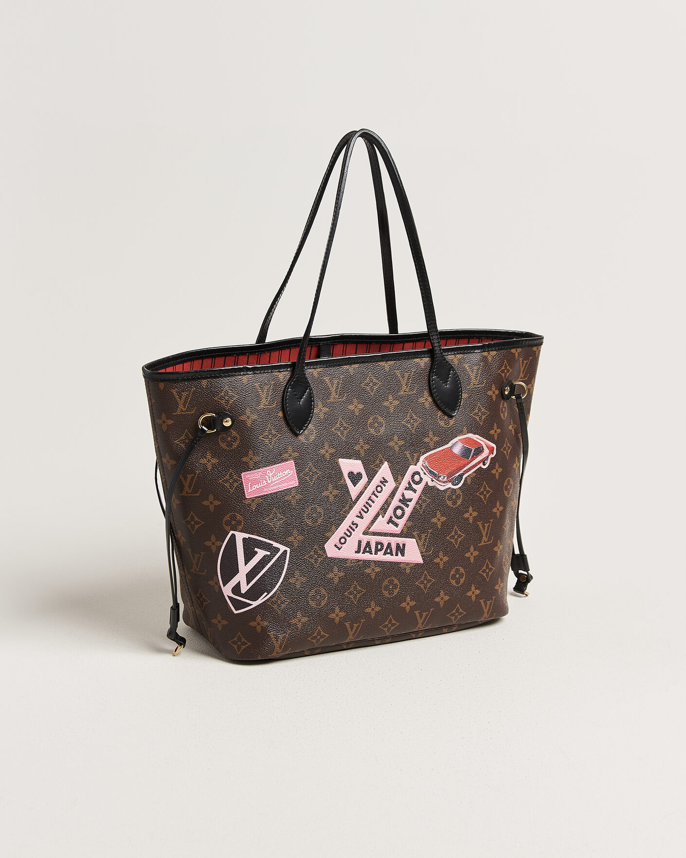 Uomini | Pre-Owned & Vintage Bags | Louis Vuitton Pre-Owned | Neverfull MM World Tour Japan Monogram