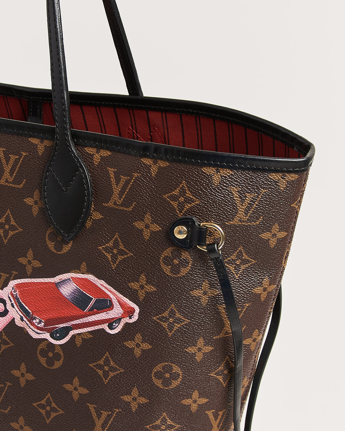 Uomini | Pre-Owned & Vintage Bags | Louis Vuitton Pre-Owned | Neverfull MM World Tour Japan Monogram