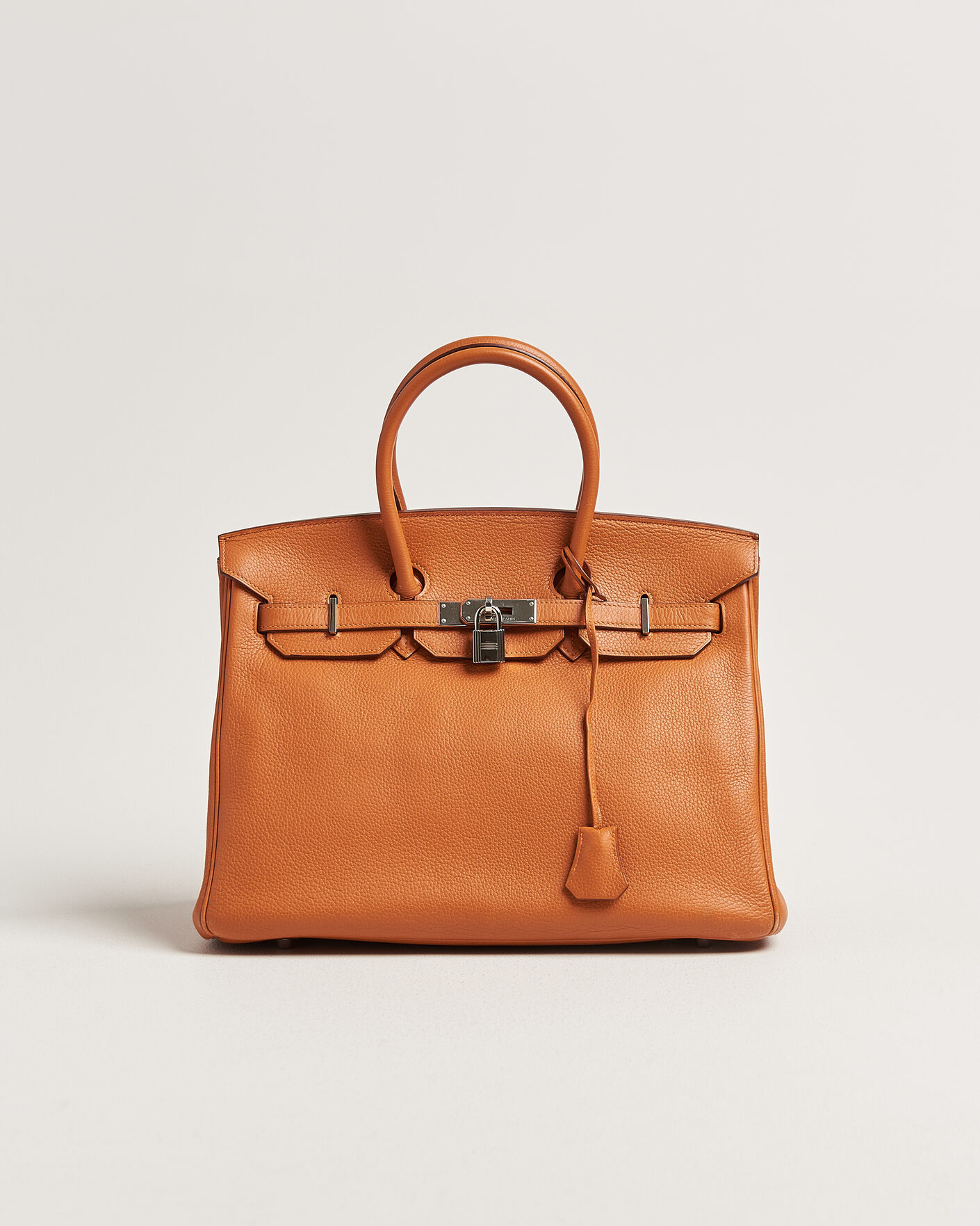 Uomini | Pre-Owned & Vintage Bags | Hermès Pre-Owned | Birkin 35 Togo Leather Orange