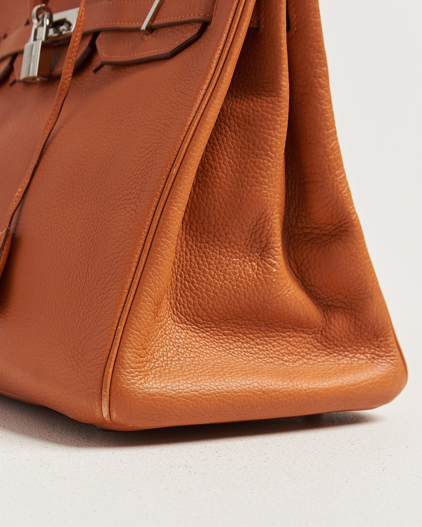Uomini | Pre-Owned & Vintage Bags | Hermès Pre-Owned | Birkin 35 Togo Leather Orange