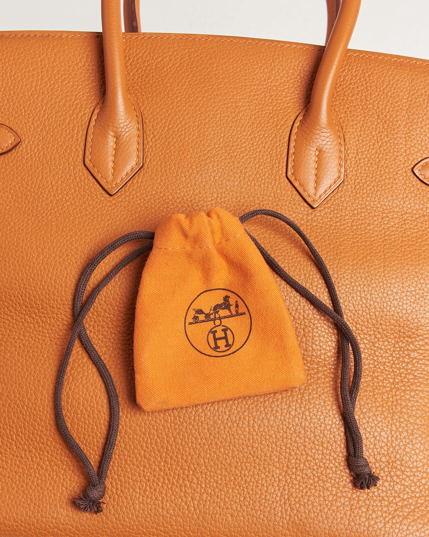 Uomini | Pre-Owned & Vintage Bags | Hermès Pre-Owned | Birkin 35 Togo Leather Orange
