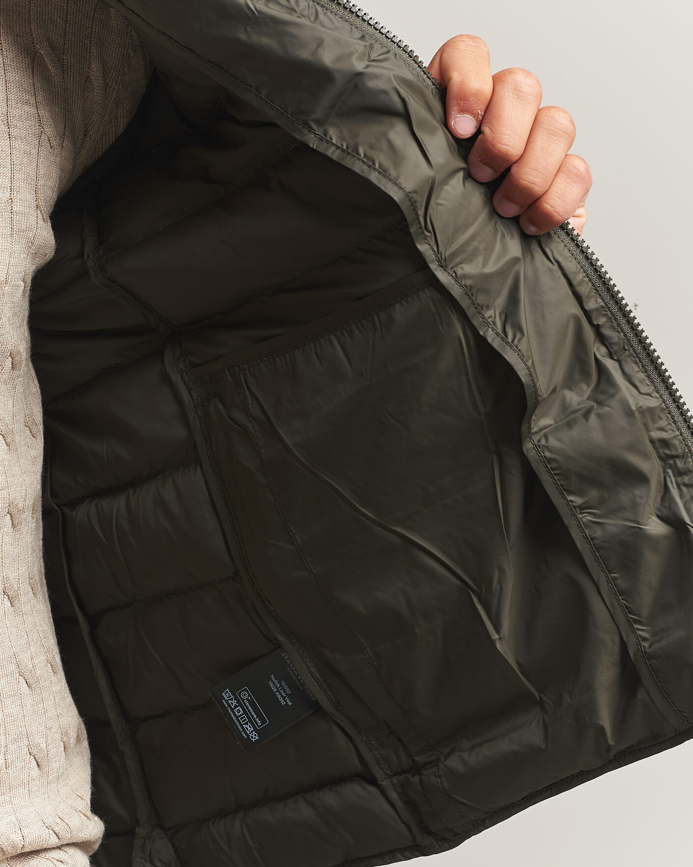Uomini | Gilet | Morris | Norfolk Liner Vest Olive