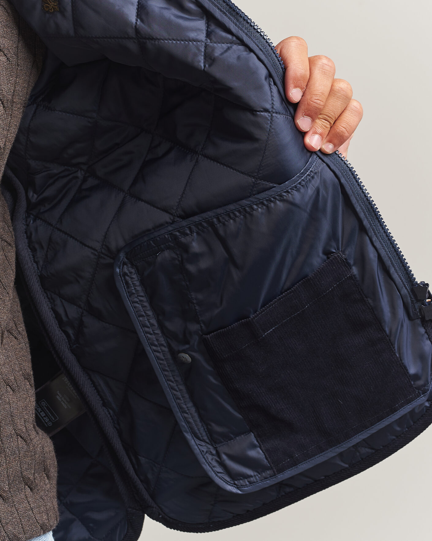 Uomini | Gilet | Morris | Teddy Quilted Vest Old Blue