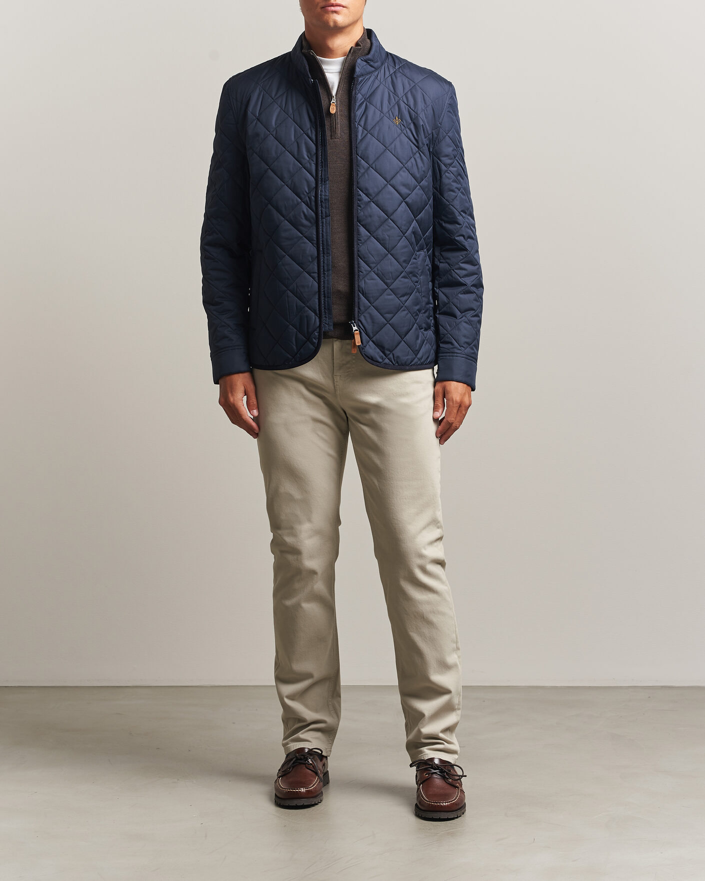 Uomini | Giacche | Morris | Teddy Quilted Jacket Old Blue