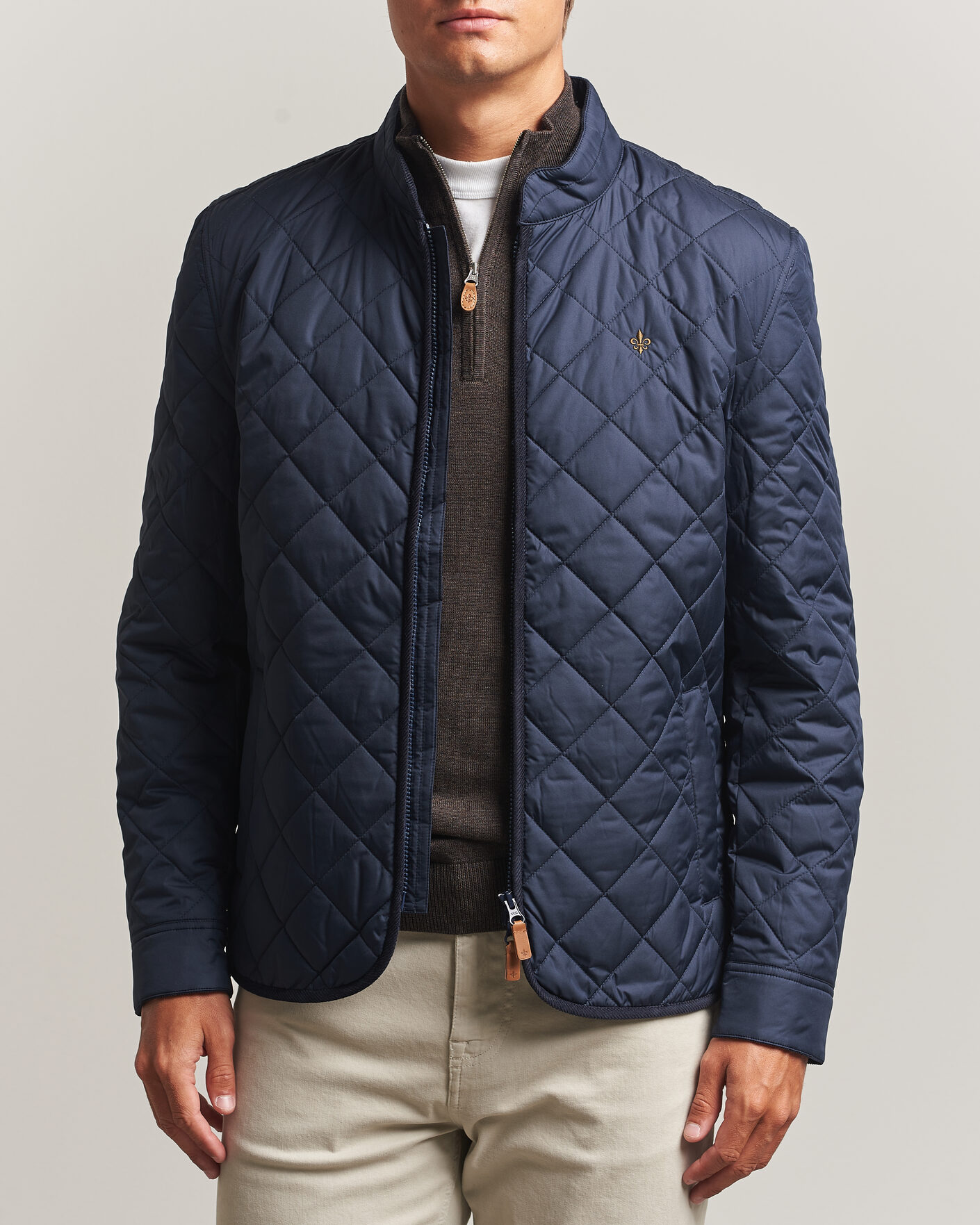Uomini | Giacche | Morris | Teddy Quilted Jacket Old Blue