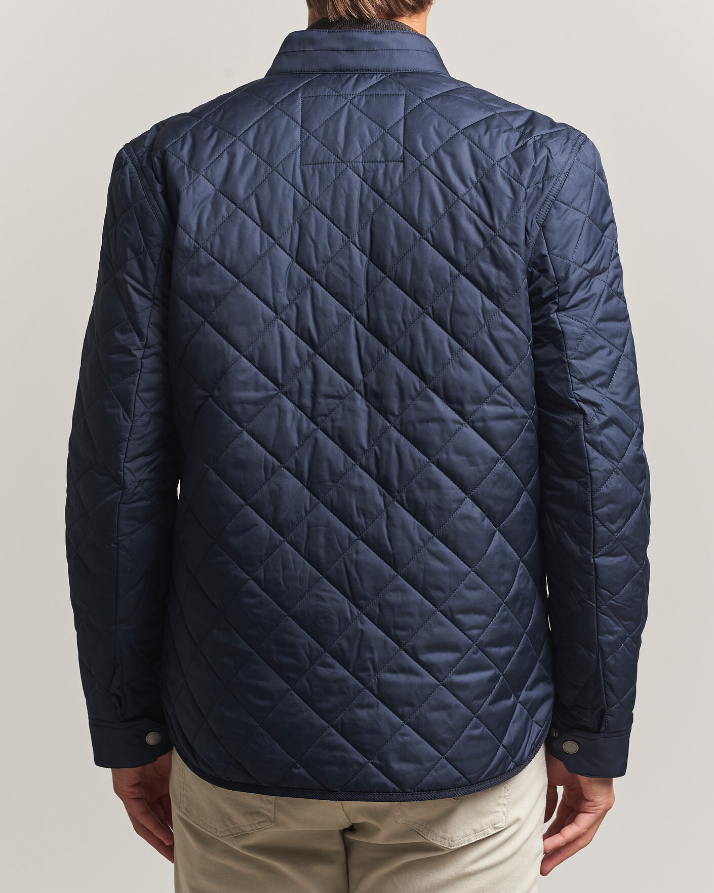 Uomini | Giacche | Morris | Teddy Quilted Jacket Old Blue