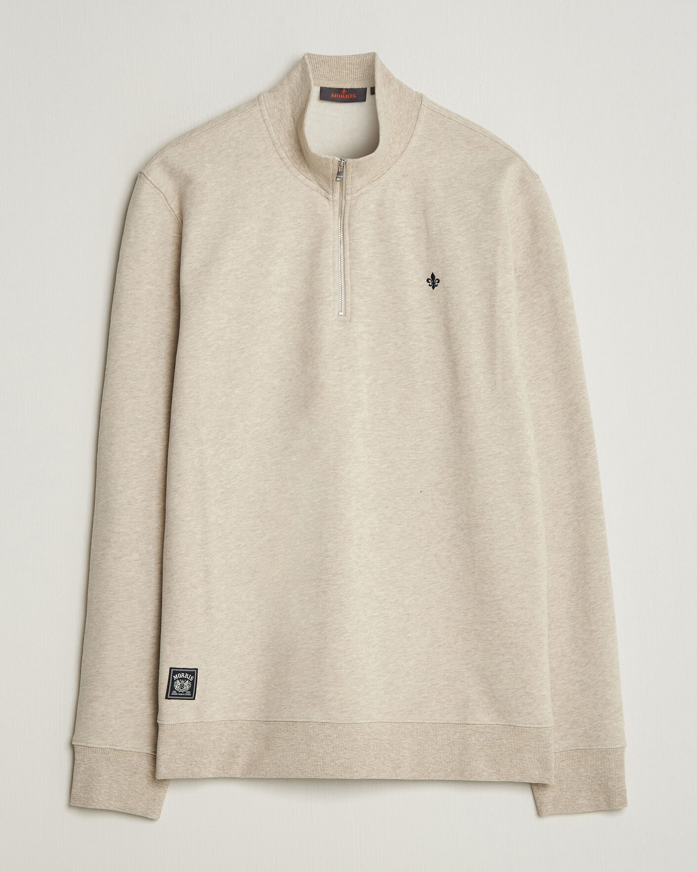 Uomini | Maglieria | Morris | Brandon Lily Half Zip Khaki