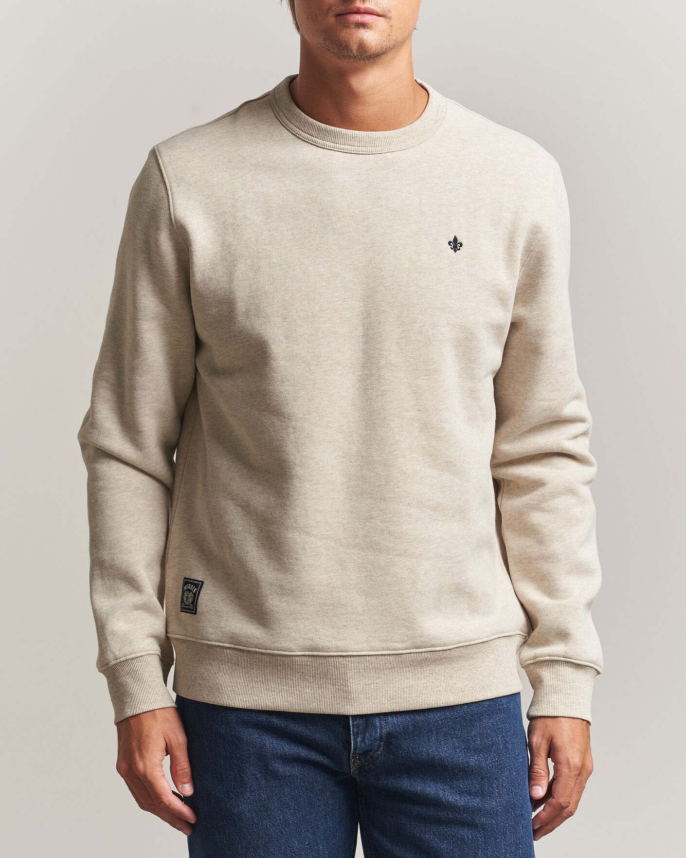 Uomini | Maglieria | Morris | Brandon Lily Sweatshirt Khaki