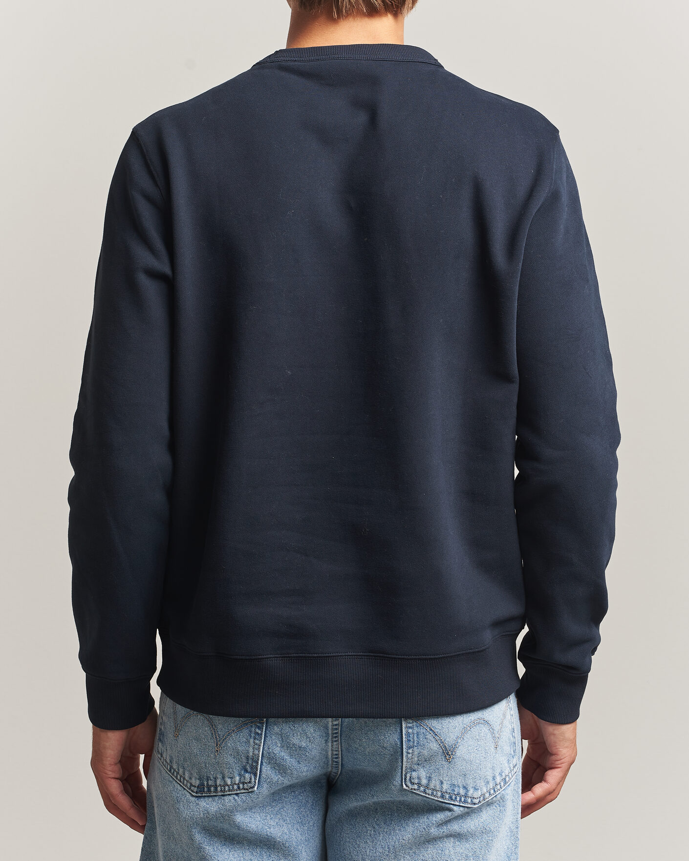 Uomini | Maglieria | Morris | Brandon Lily Sweatshirt Old Blue