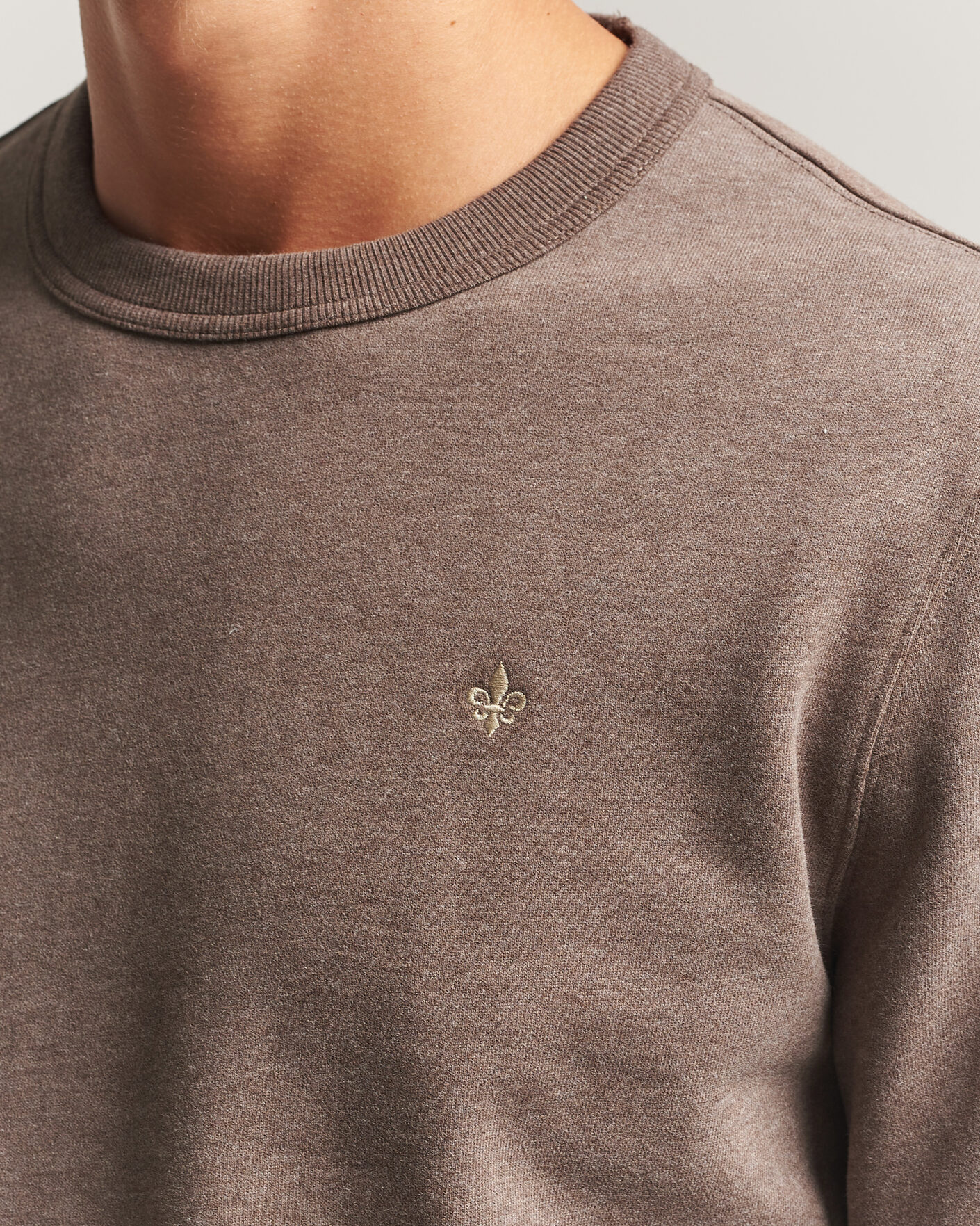 Uomini | Maglieria | Morris | Brandon Lily Sweatshirt Brown