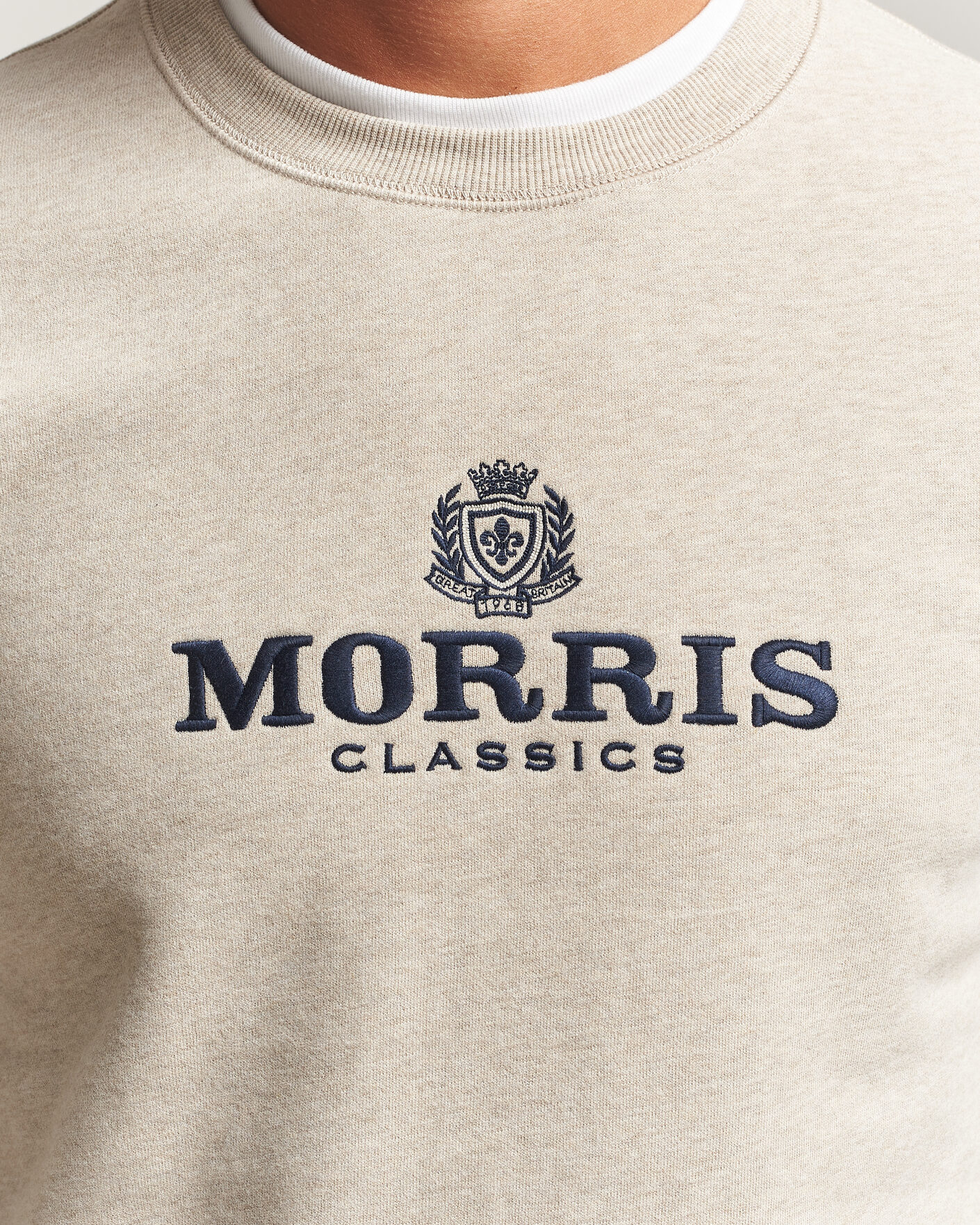 Uomini | Maglieria | Morris | Brian Sweatshirt Khaki