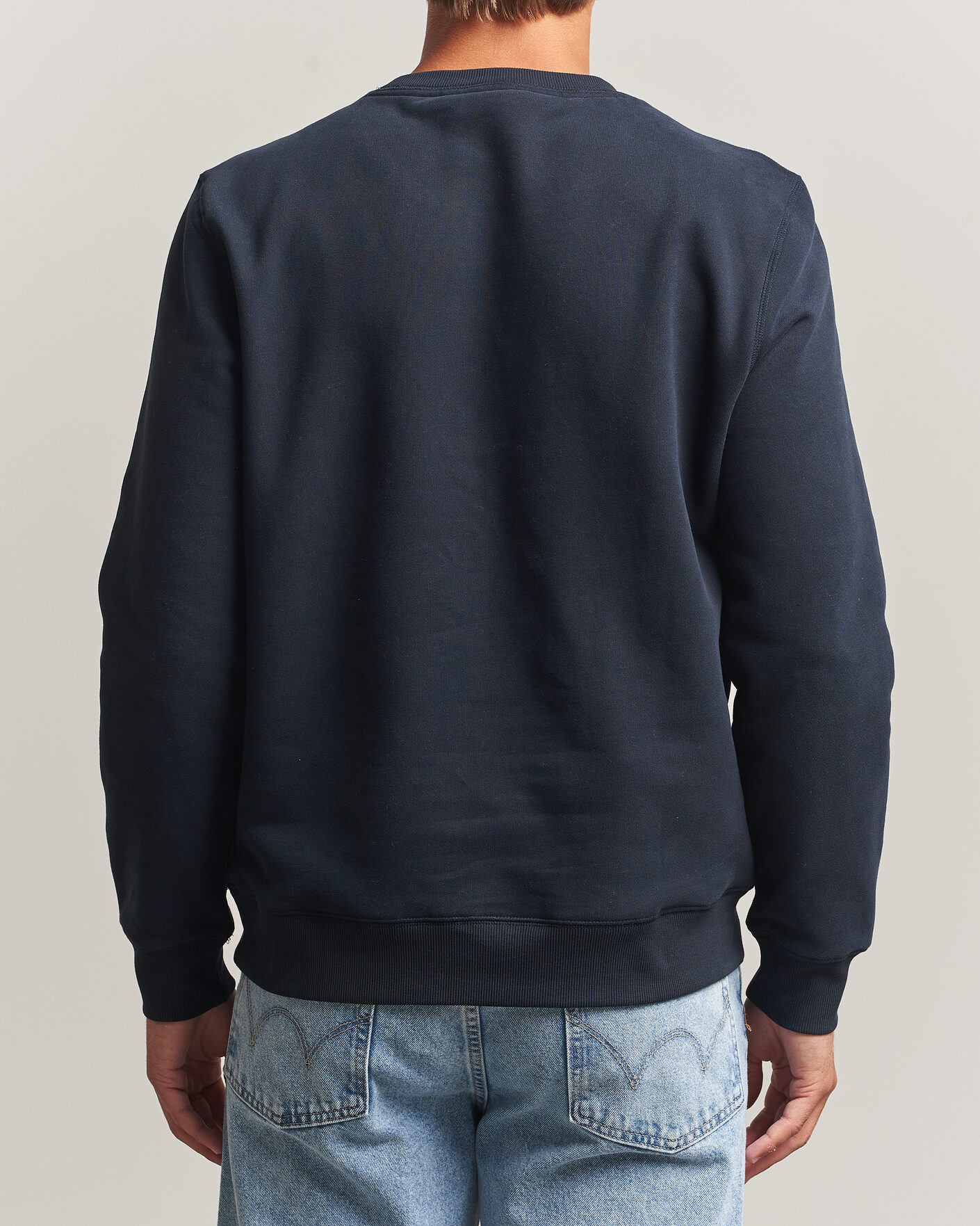 Uomini | Maglieria | Morris | Brian Sweatshirt Old Blue