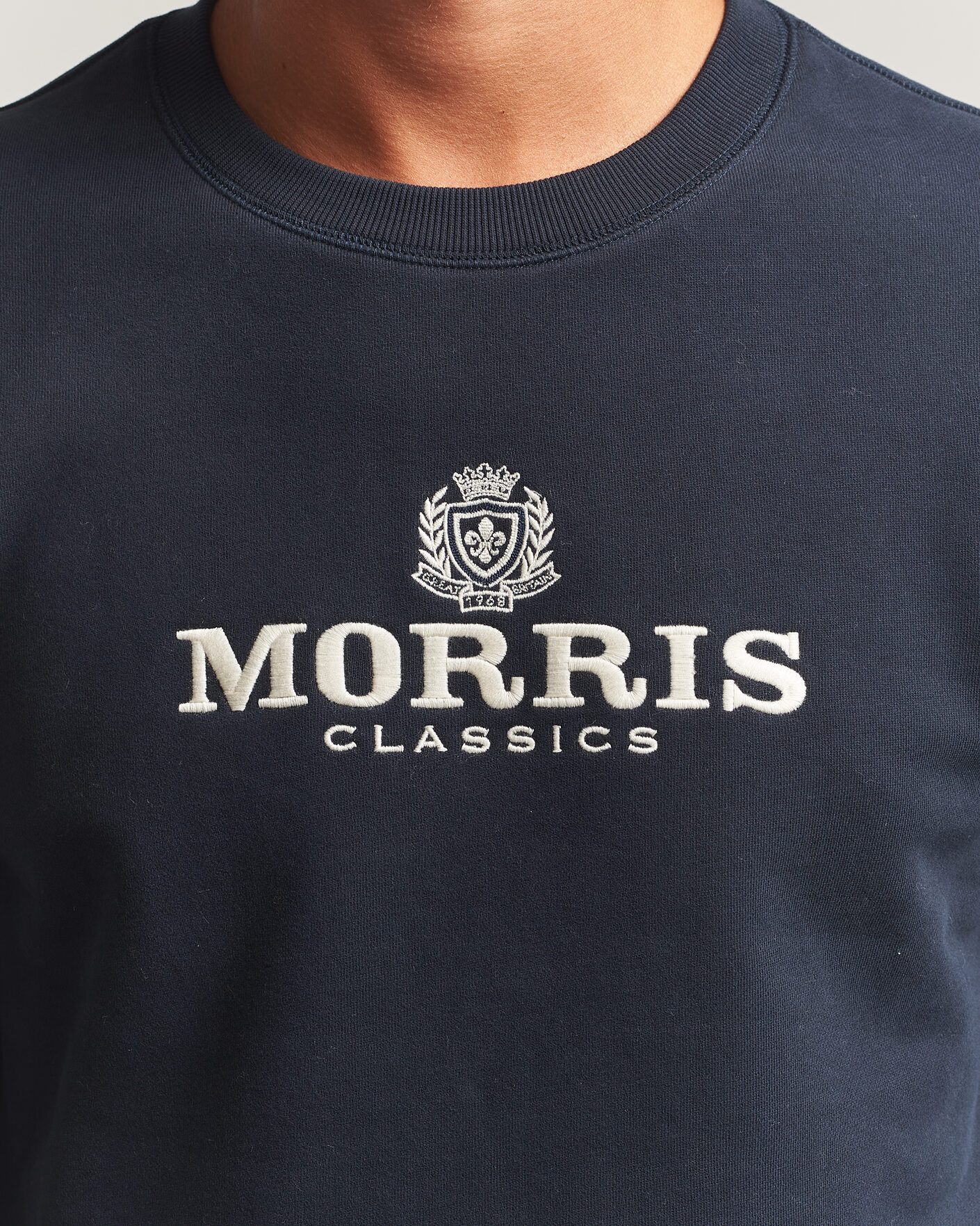 Uomini | Maglieria | Morris | Brian Sweatshirt Old Blue