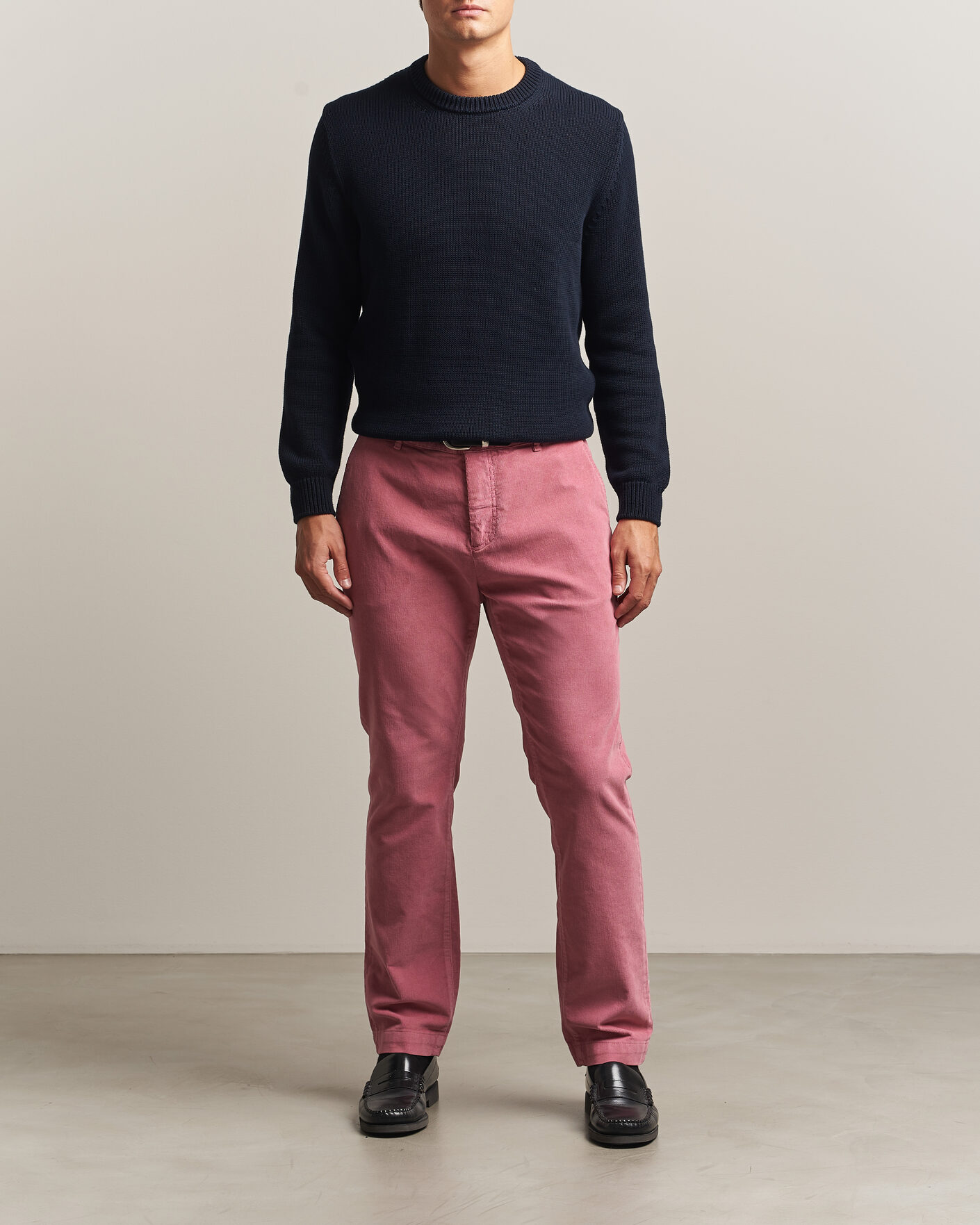 Uomini | Pantaloni | Morris | Jeffrey Cord Chino Cerise