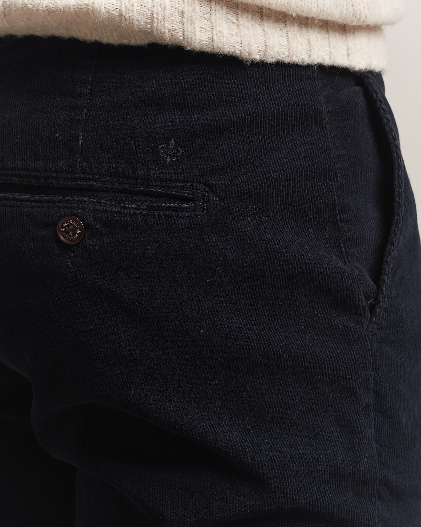 Uomini | Pantaloni | Morris | Jeffrey Cord Chino Blue