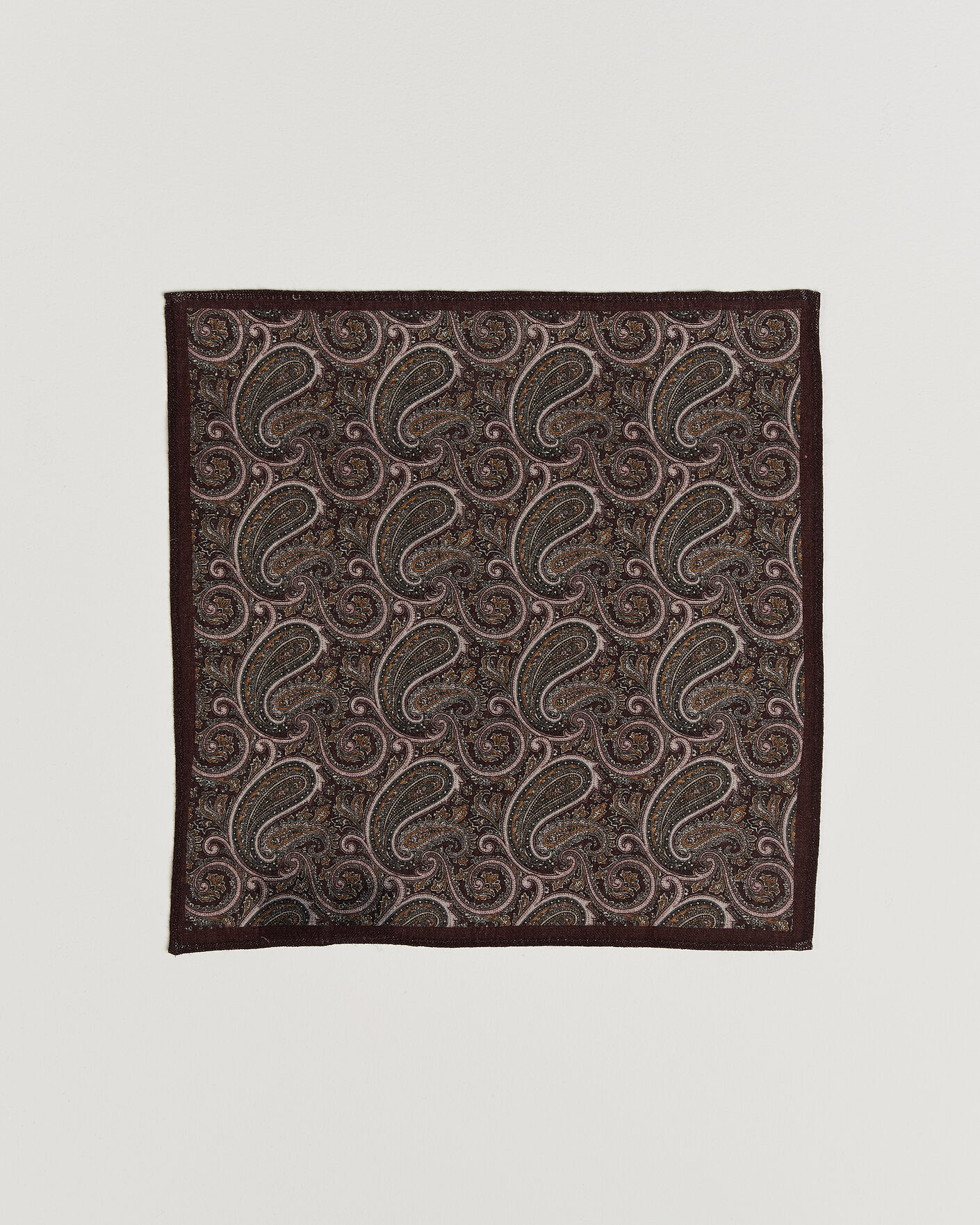 Uomini | Cravatte | Amanda Christensen | Box Set Wool 8 cm Tie And Pocket Square Wine