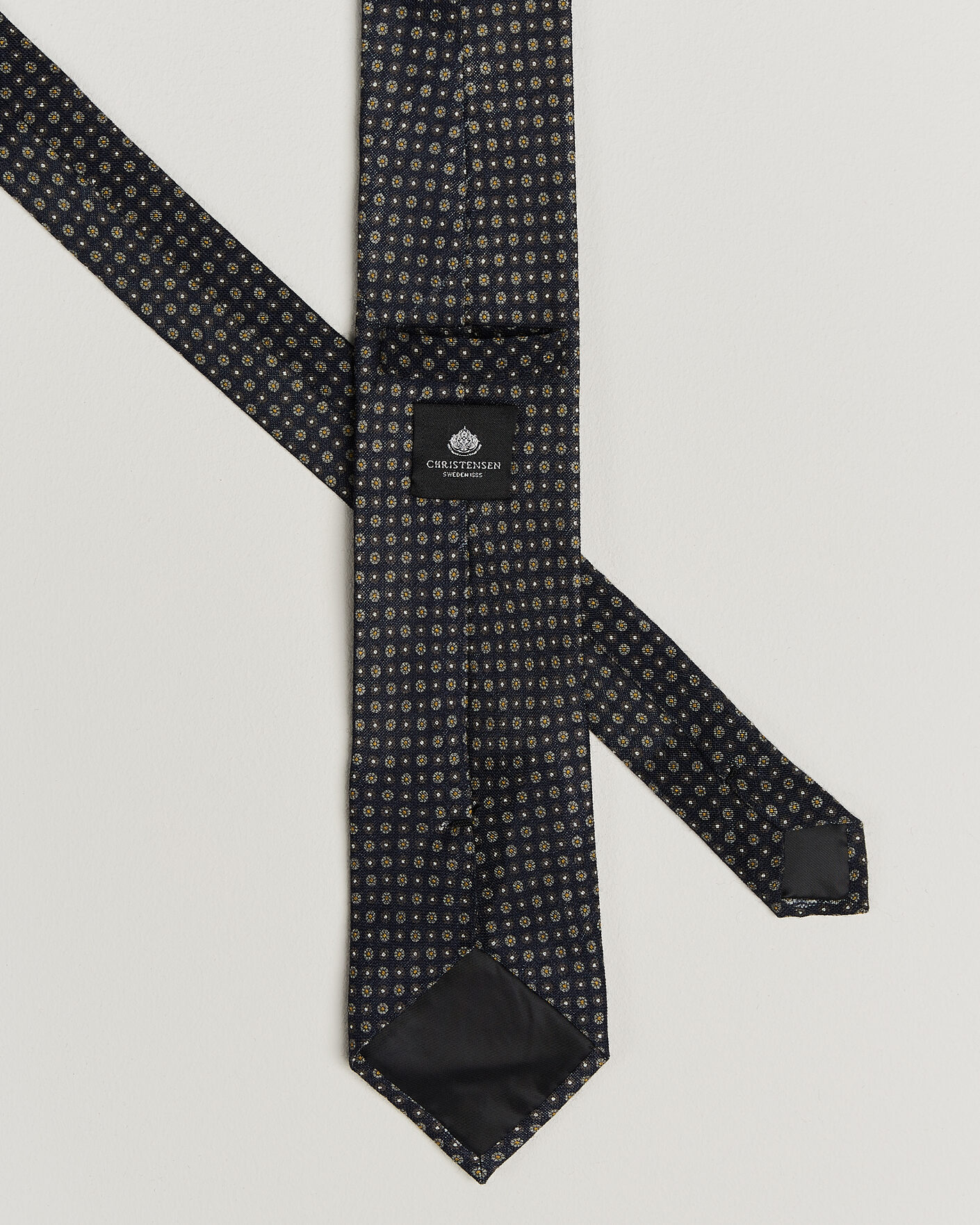 Uomini | Cravatte | Amanda Christensen | Box Set Wool 8 cm Tie And Pocket Square Navy