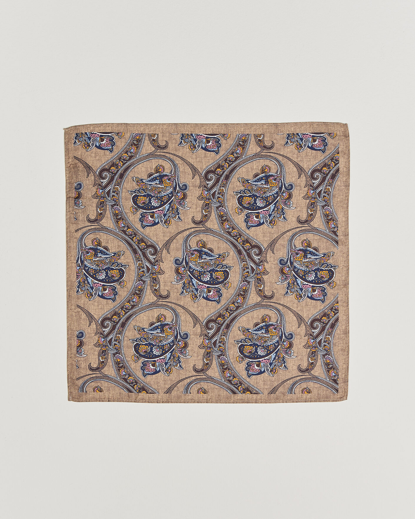 Uomini | Cravatte | Amanda Christensen | Box Set Silk 8 cm Tie And Pocket Square Beige