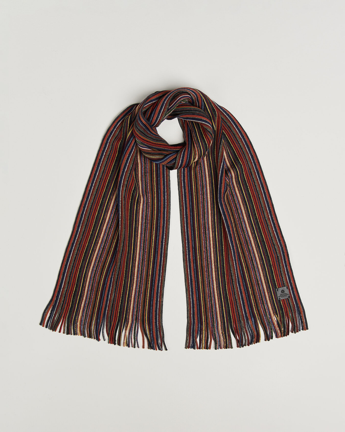 Uomini | Sciarpe | Amanda Christensen | Wool Striped Scarf Multi
