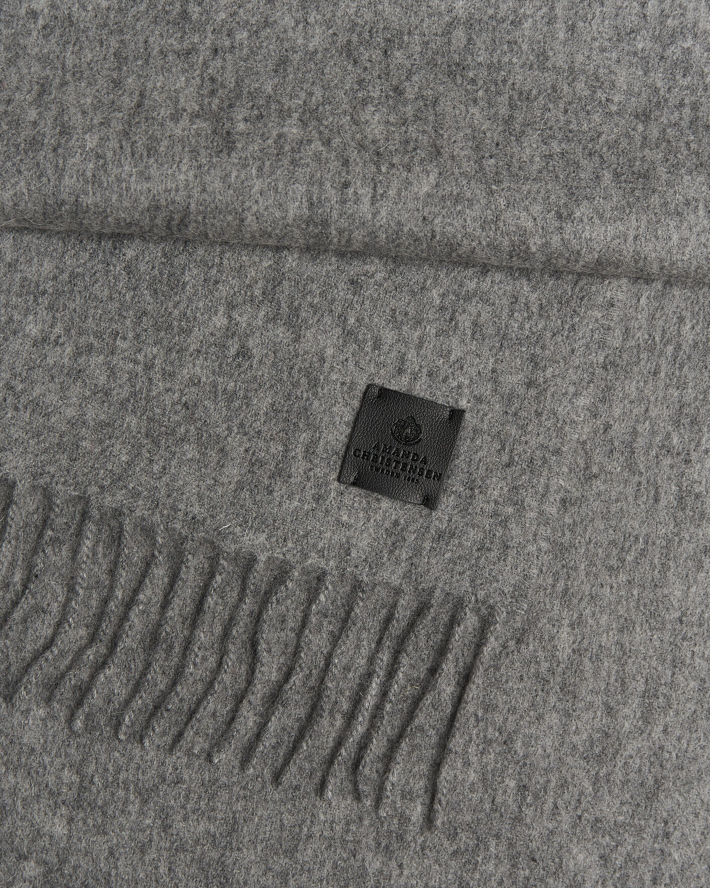 Uomini | Sciarpe | Amanda Christensen | Wool Scarf Light Grey Melange